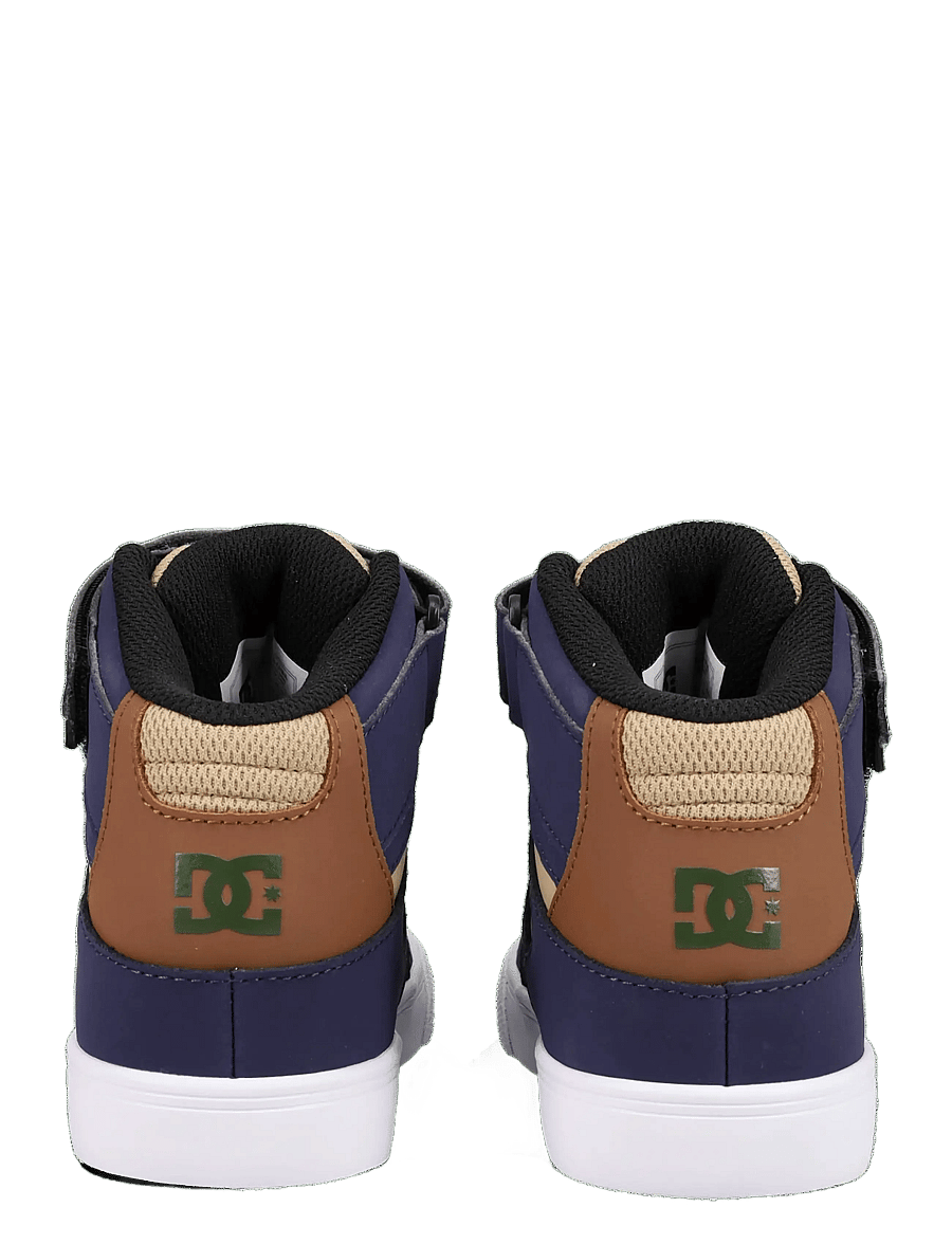DC - PURE HIGH-TOP EV - niedriger schnitt - navy/brown/tan - 1