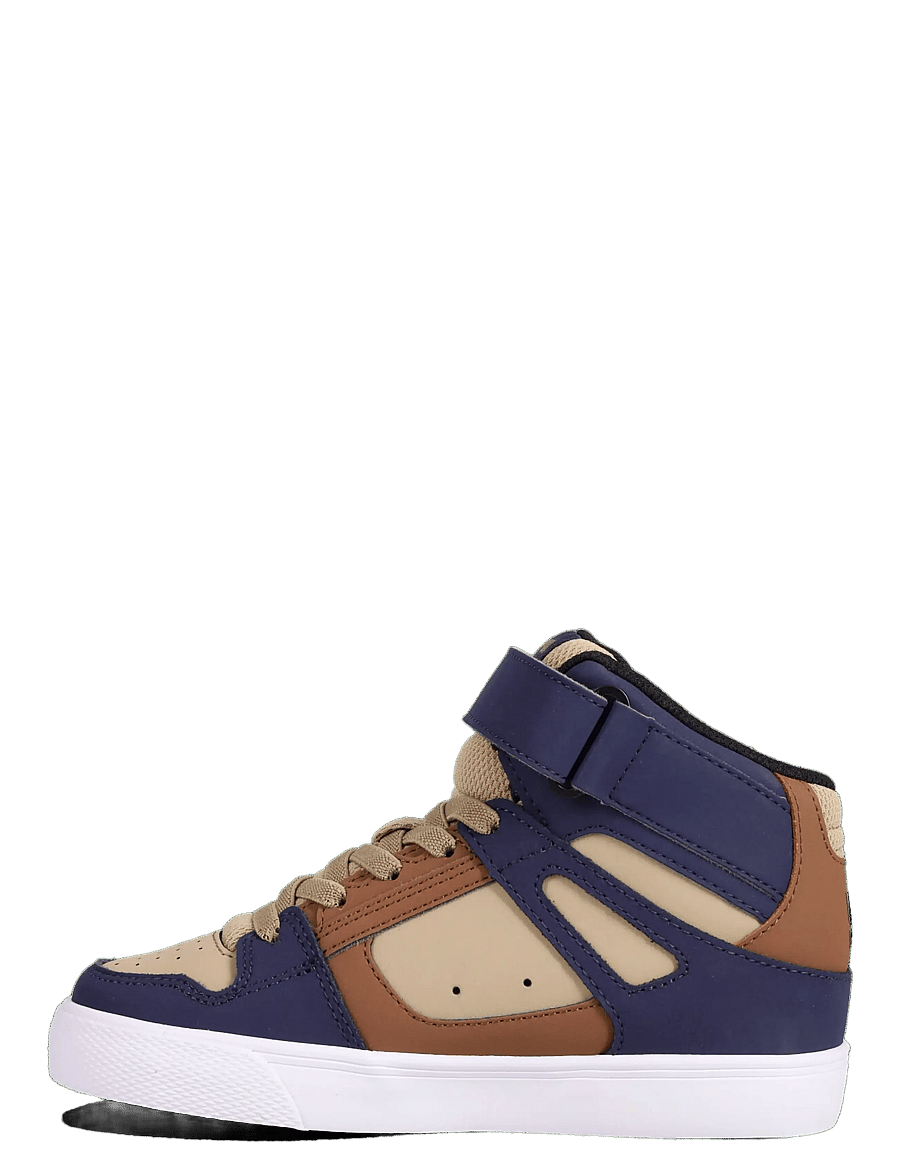 DC - PURE HIGH-TOP EV - niedriger schnitt - navy/brown/tan - 2