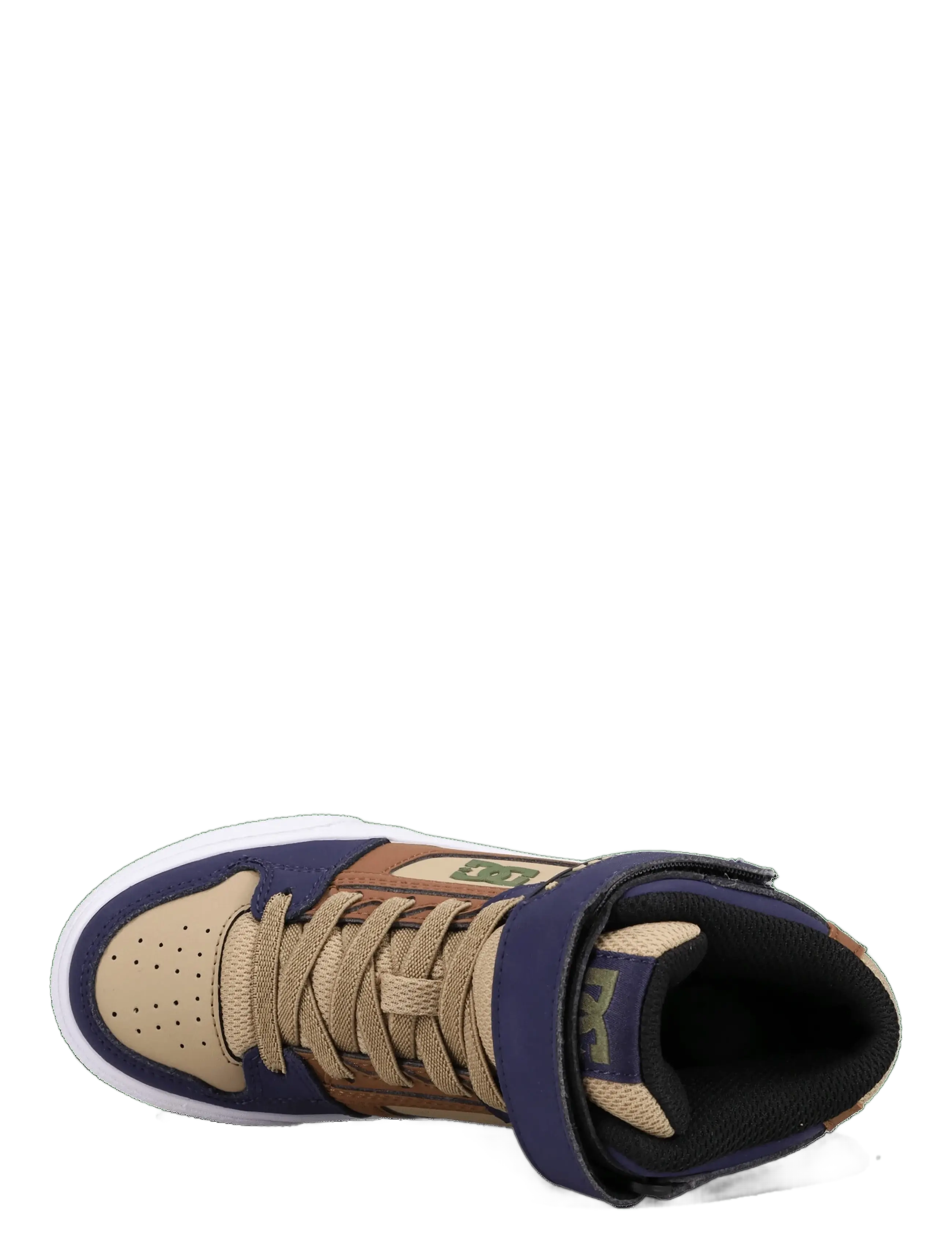 DC - PURE HIGH-TOP EV - niedriger schnitt - navy/brown/tan - 5