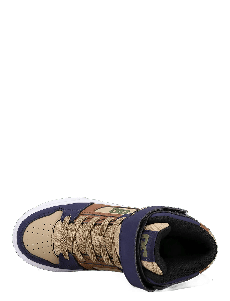 DC - PURE HIGH-TOP EV - niedriger schnitt - navy/brown/tan - 5
