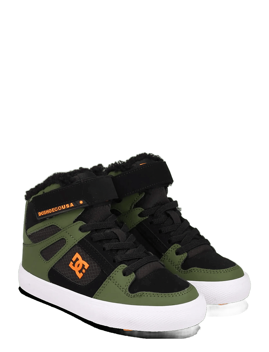 DC - PURE HIGH-TOP WNT EV - höga sneakers - olive/black - 0