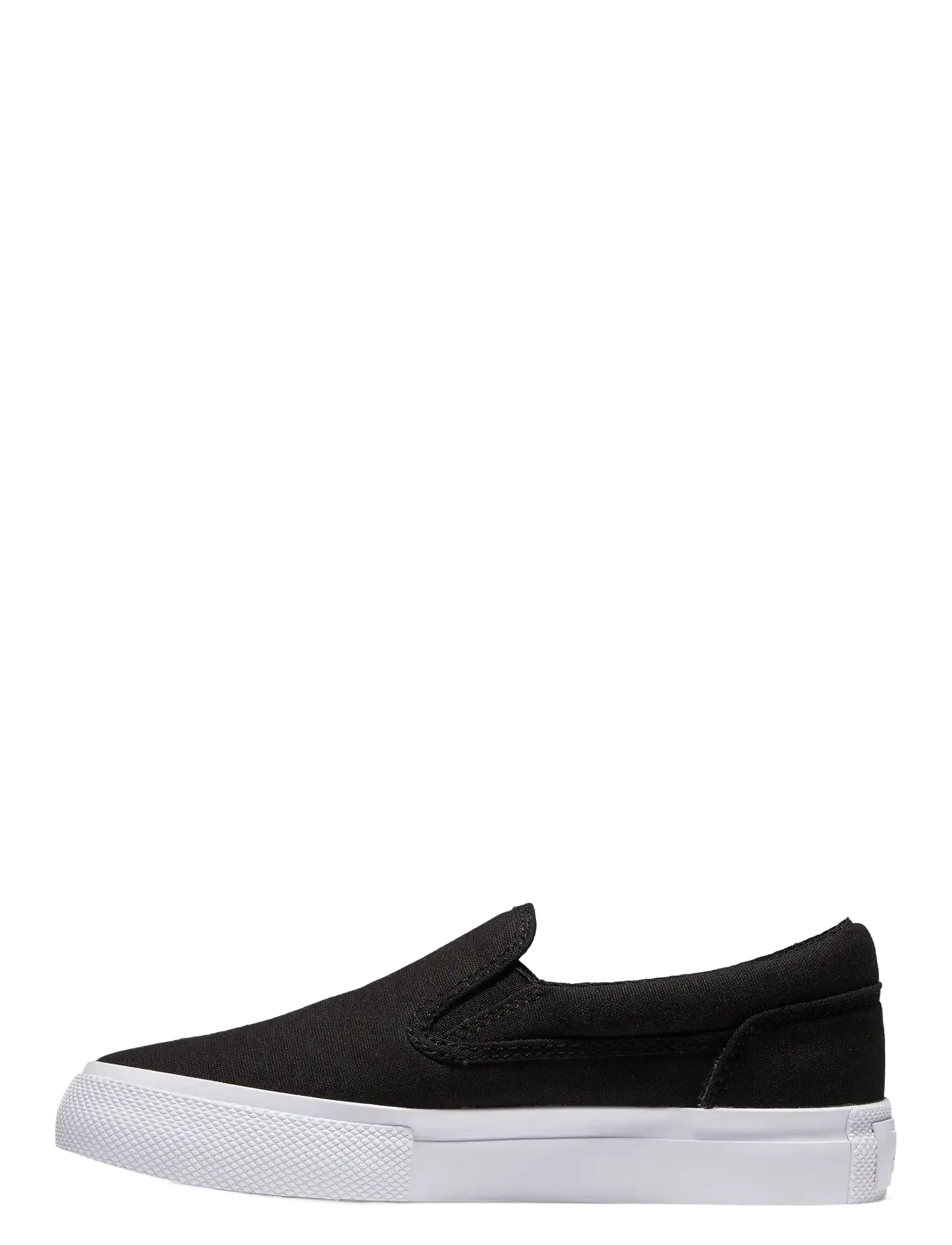 DC - MANUAL SLIP-ON - canva botased - black/white - 2