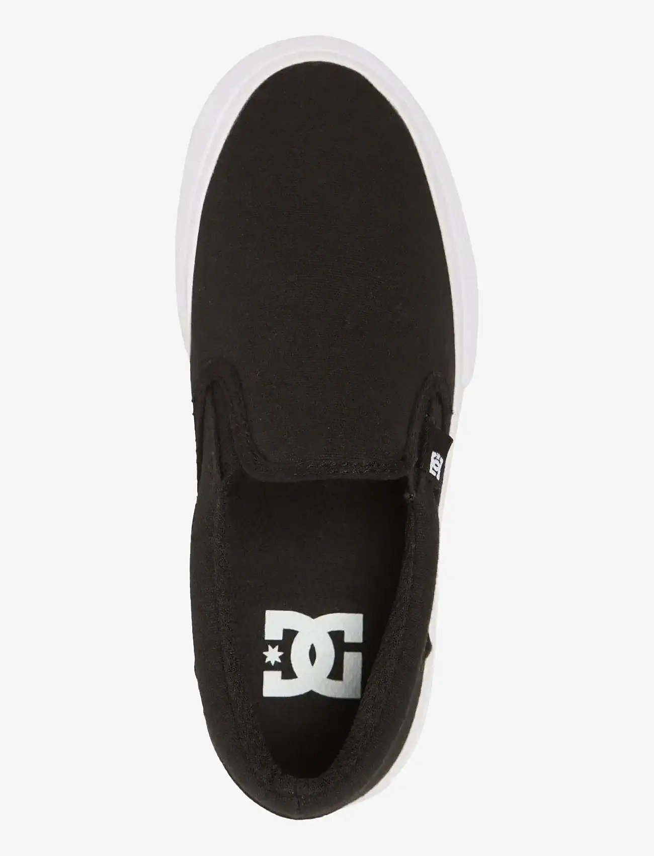 DC - MANUAL SLIP-ON - canvas-sneaker - black/white - 3