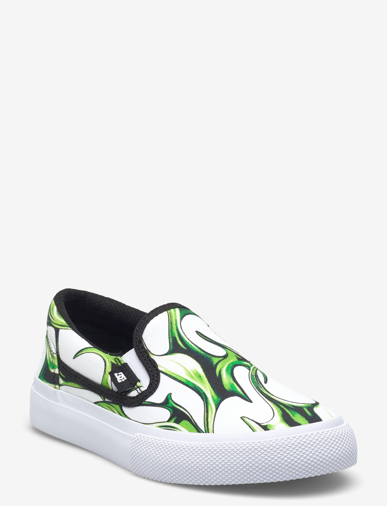 DC - MANUAL SLIP-ON - canvas-sneaker - liquid fuego white - 0