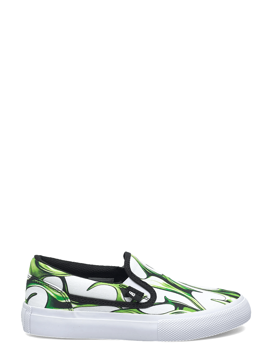 DC - MANUAL SLIP-ON - canvas-sneaker - liquid fuego white - 1