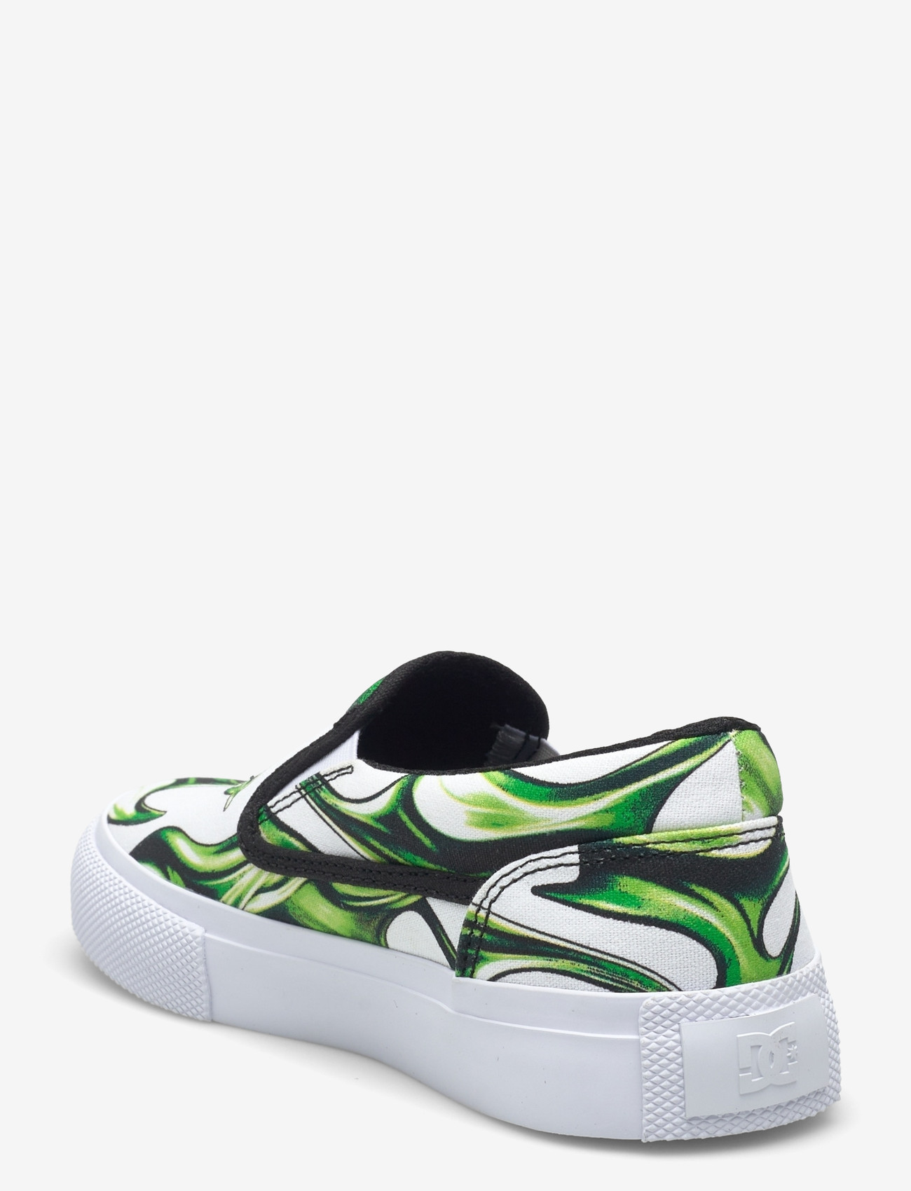 DC - MANUAL SLIP-ON - canvas-sneaker - liquid fuego white - 2