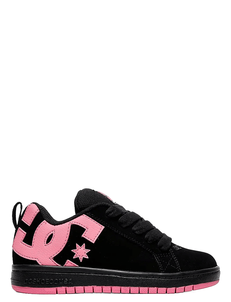 DC - COURT GRAFFIK - tennised - black/pink - 1