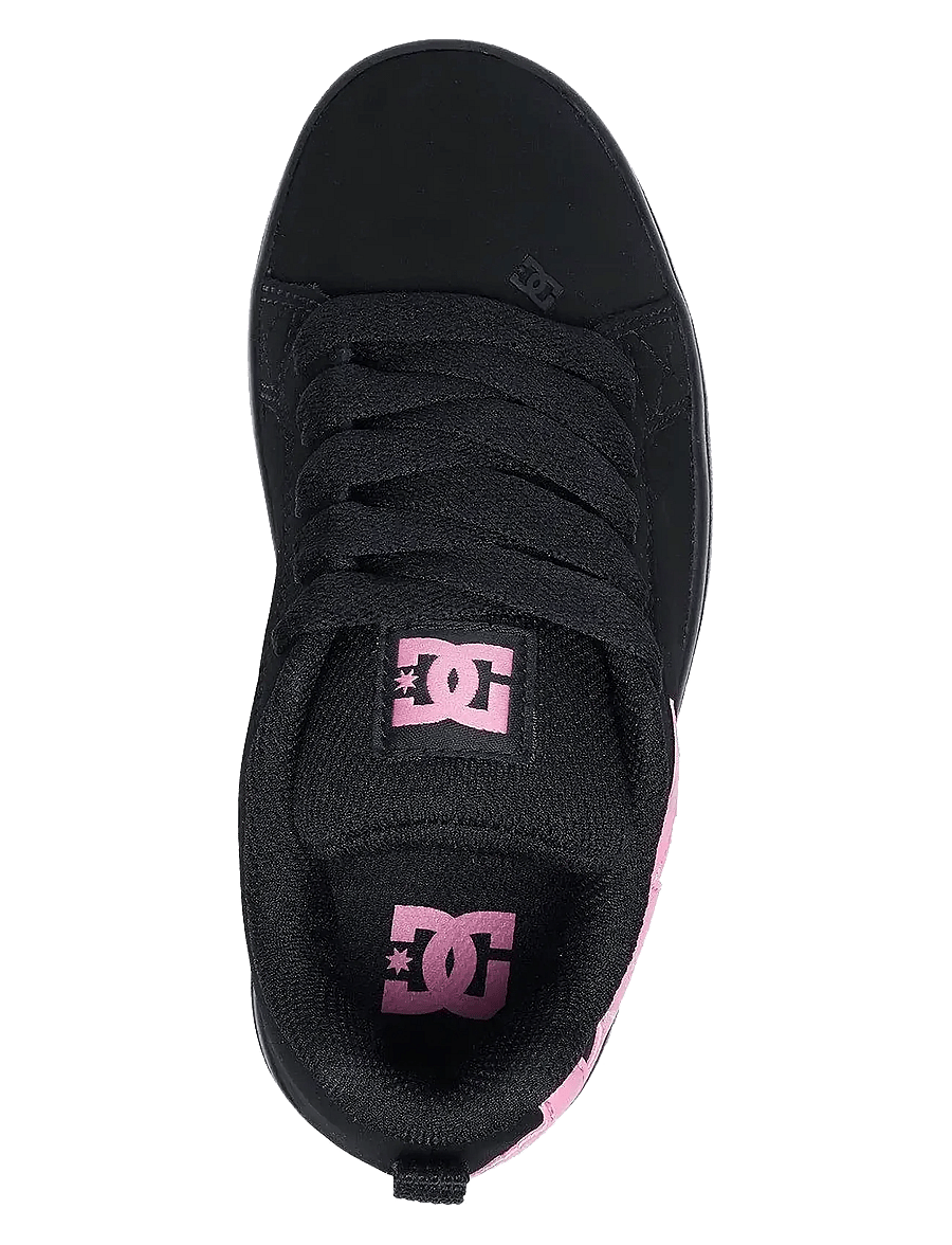 DC - COURT GRAFFIK - tennised - black/pink - 3