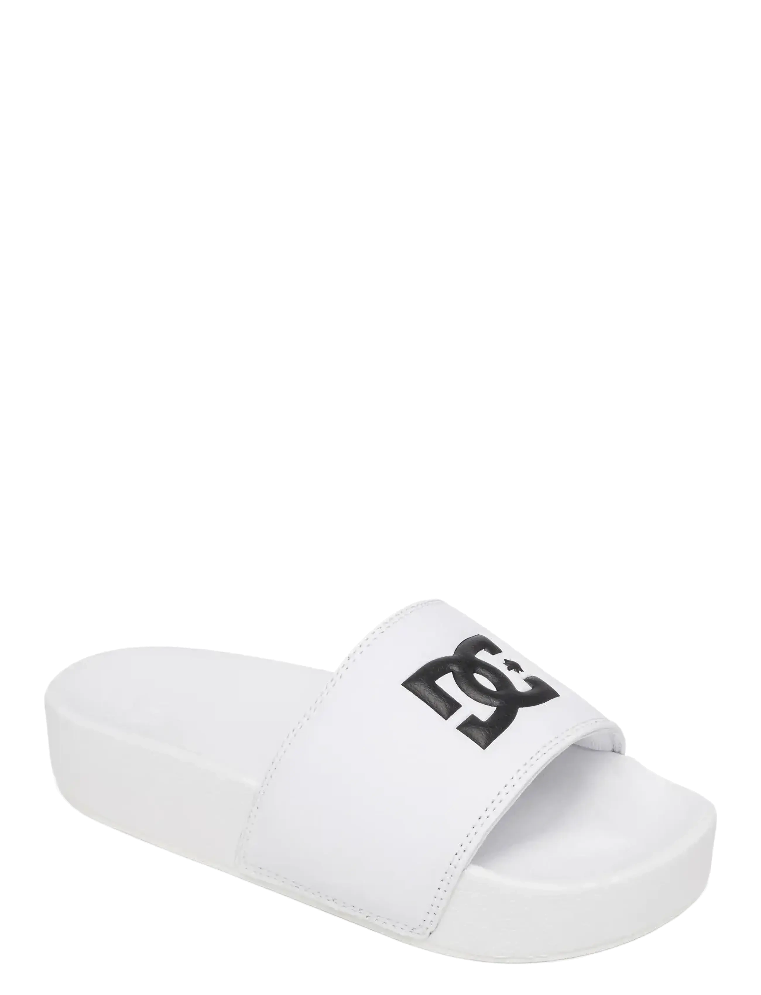 DC Slide Platform, 40.5, Sport Schuhe, Weiß - Sandals & Slippers, Frauen
