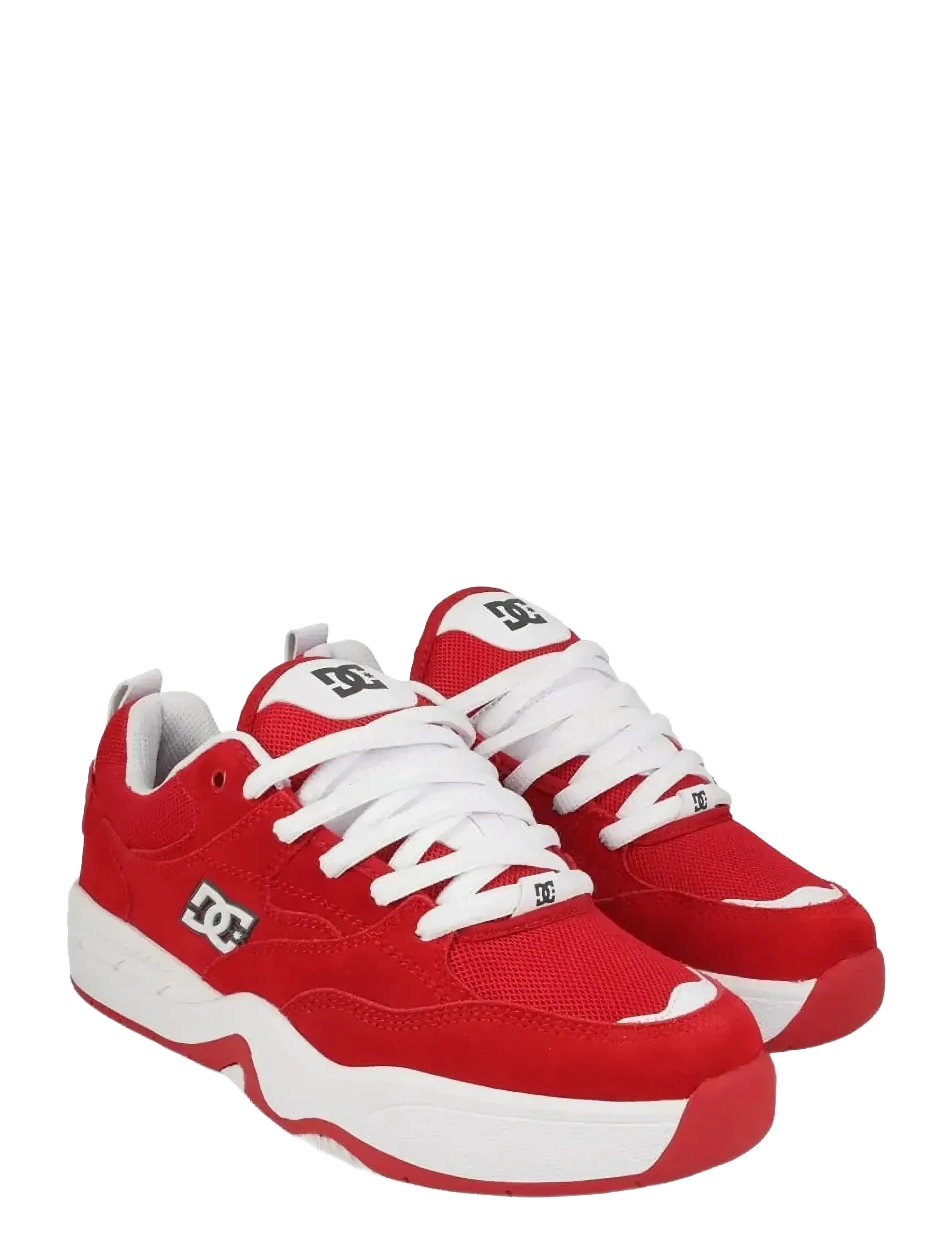 DC Ascend Le, 42, Sport Sneakers, Rot - Low Top Männerswear