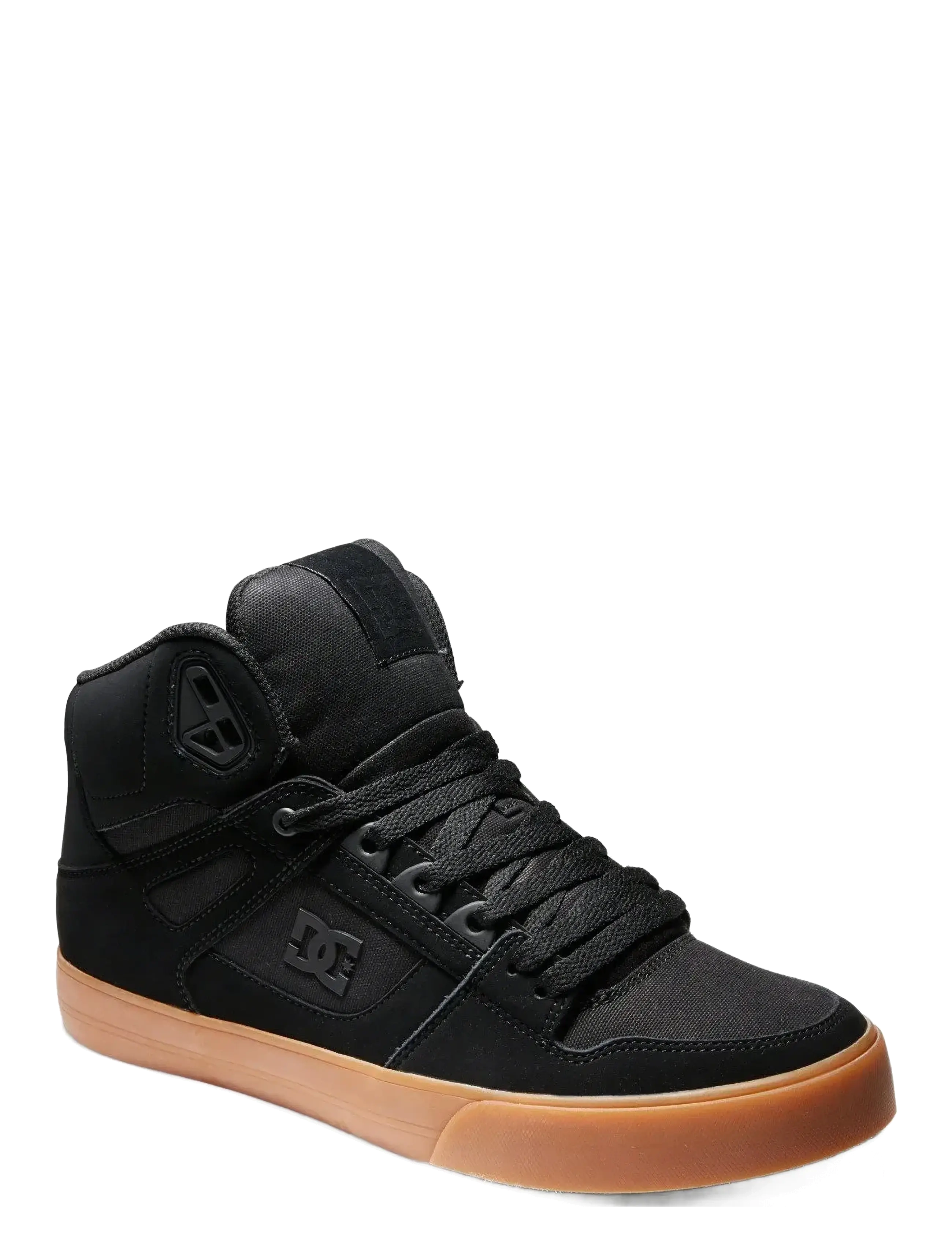 DC PURE HIGH TOP WC - Hoher Schnitt - BLACK/GUM / black