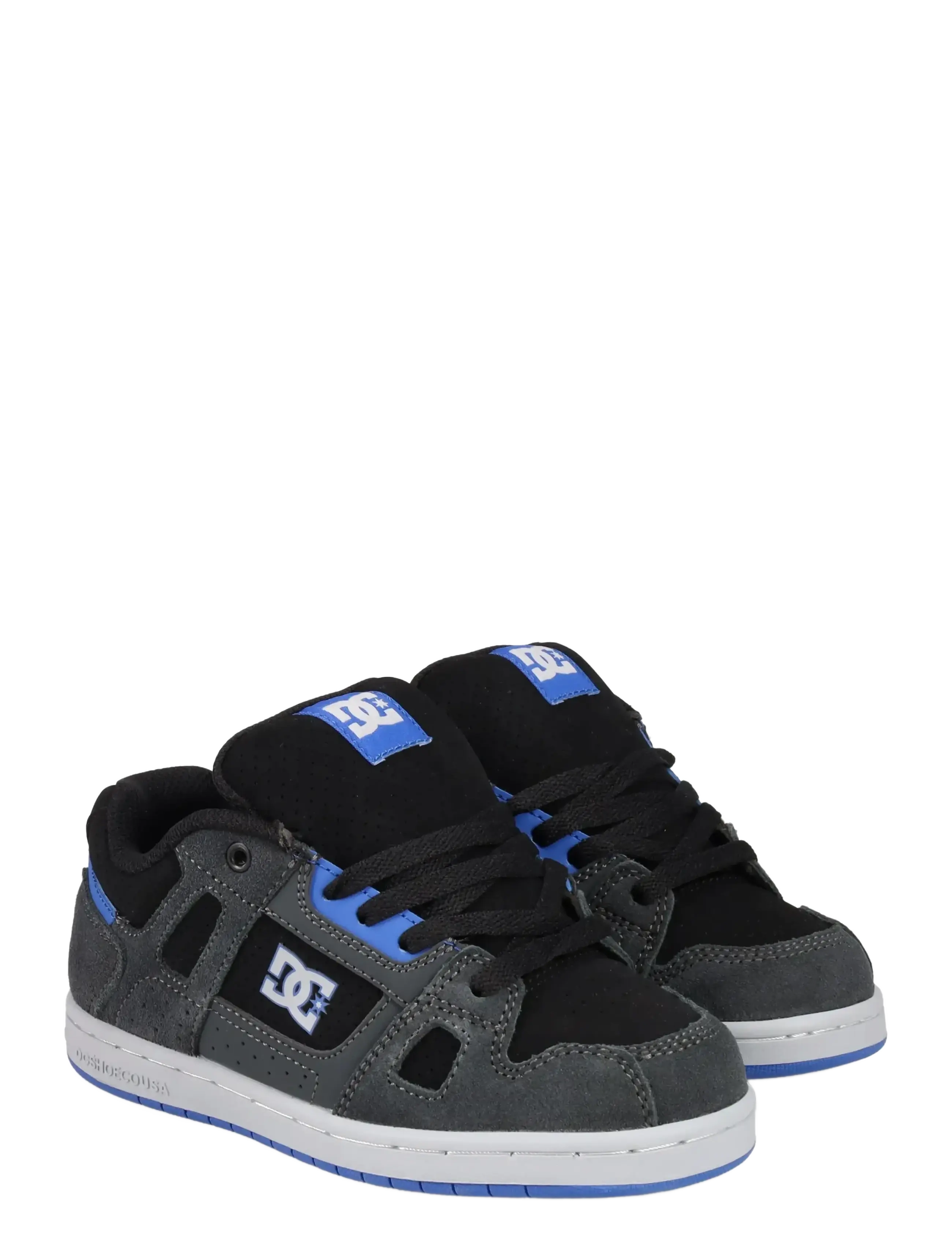 DC STAG YOUTH - Skor - GREY/BLACK/BLUE / grey