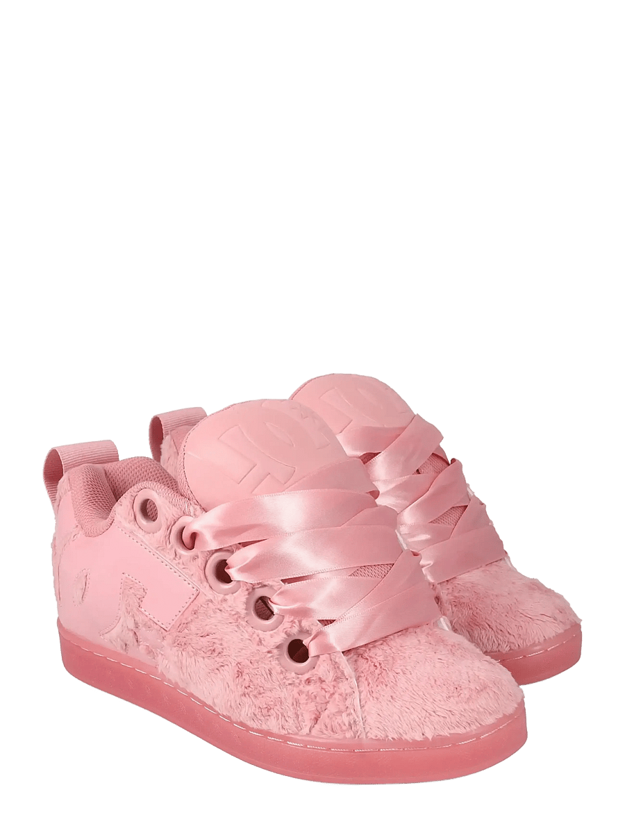 DC - COURT GRAFFIK PUFF - låga sneakers - pink/pink - 0