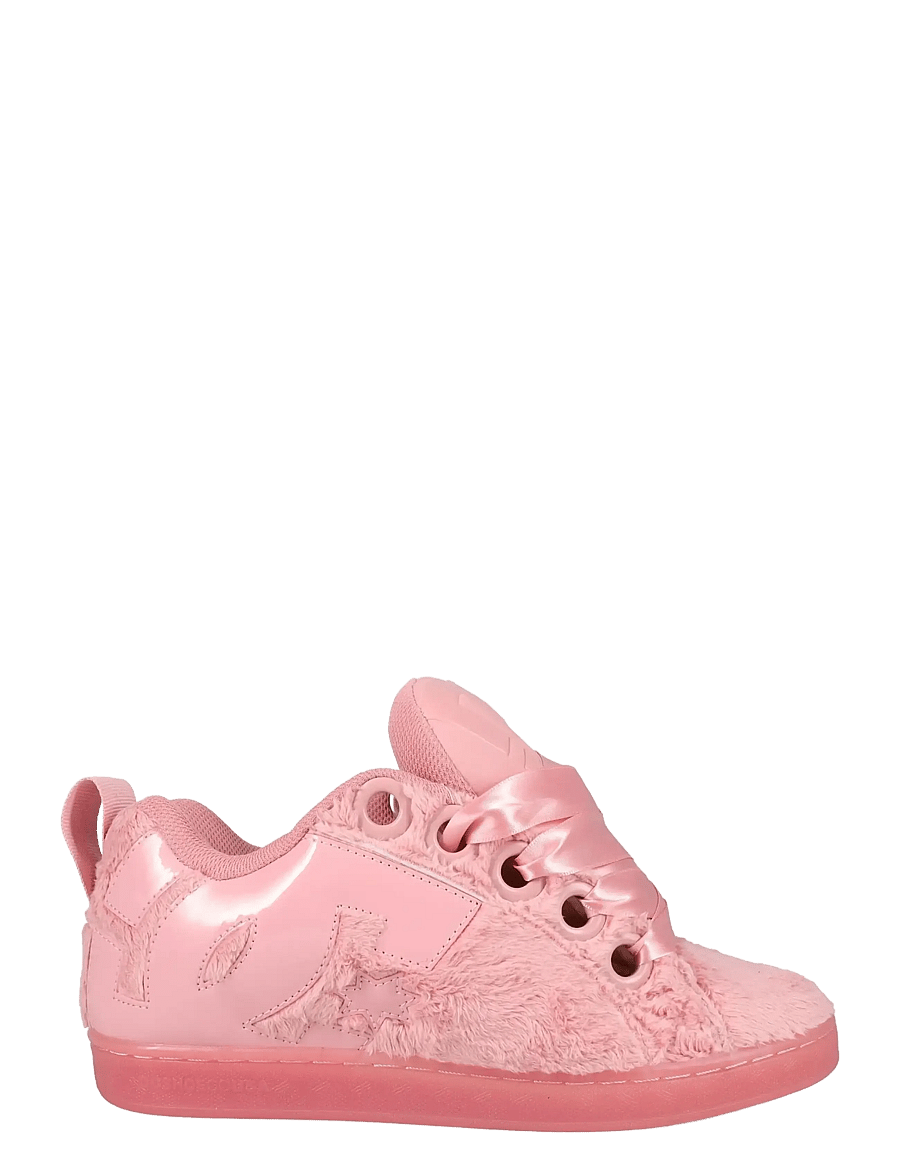 DC - COURT GRAFFIK PUFF - låga sneakers - pink/pink - 1