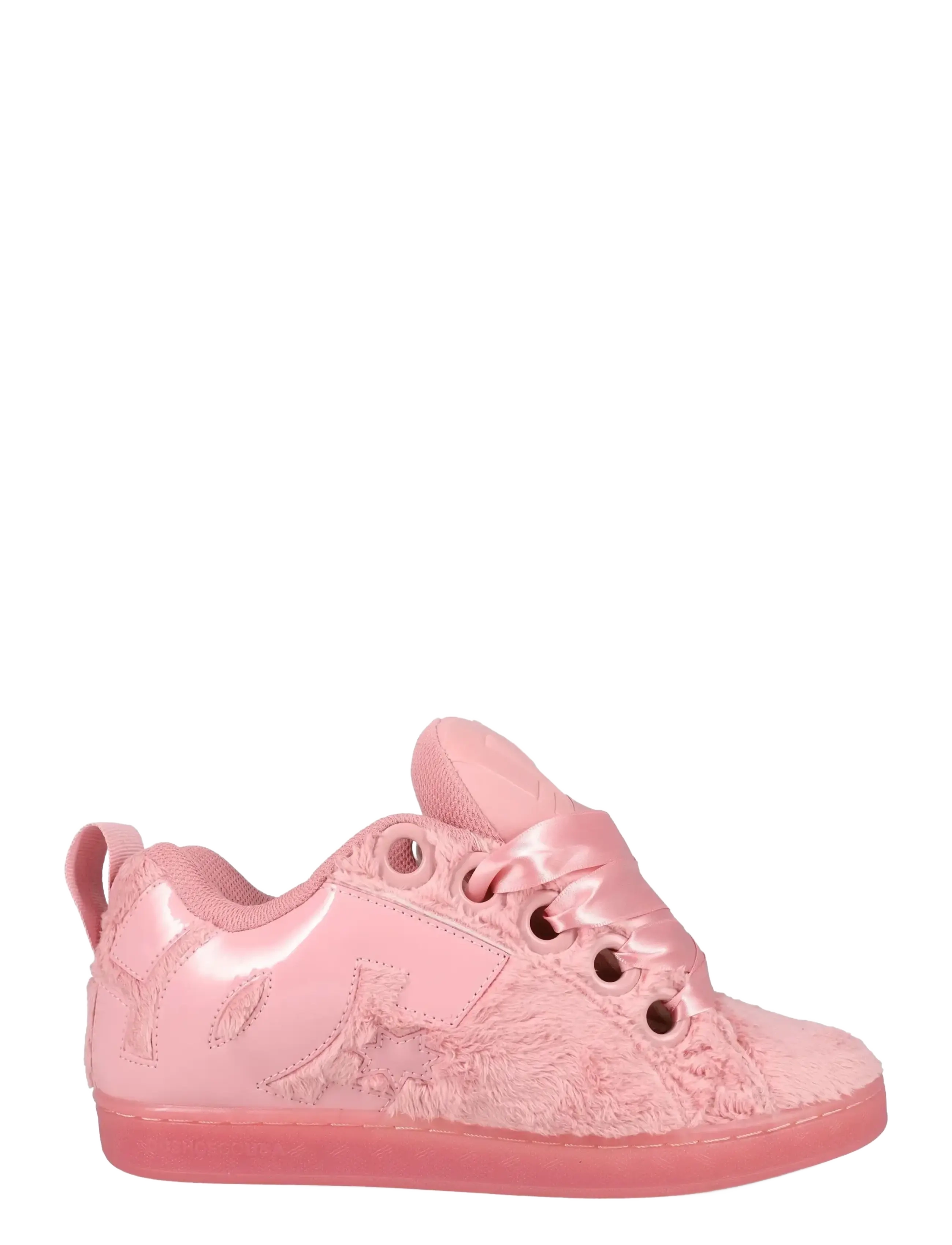 DC - COURT GRAFFIK PUFF - låga sneakers - pink/pink - 1