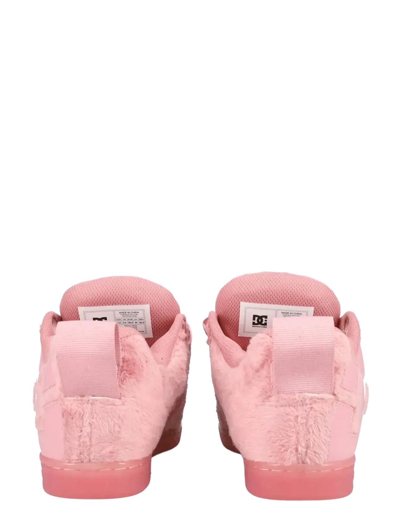 DC - COURT GRAFFIK PUFF - låga sneakers - pink/pink - 5