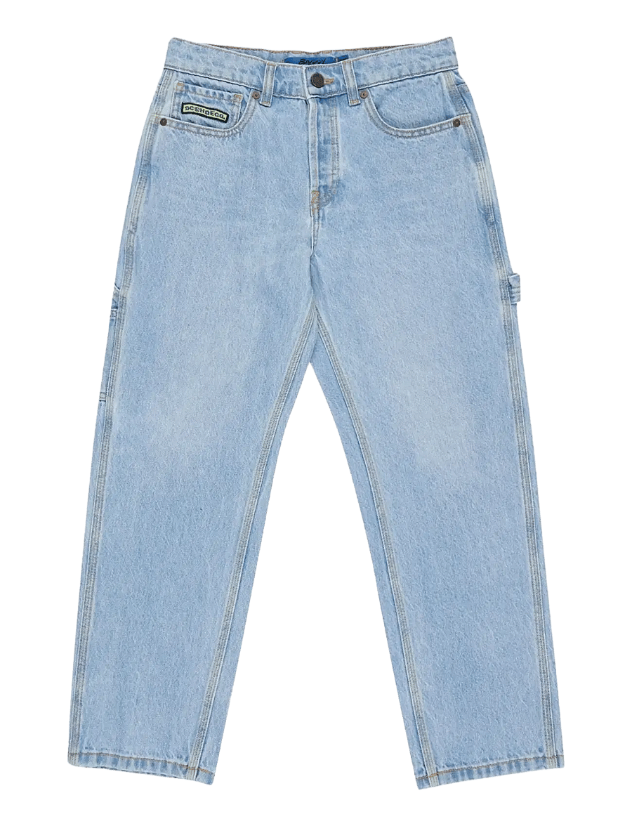 DC - CARPENTER BAGGY DENIM YOUTH - loose jeans - indigo light - 1