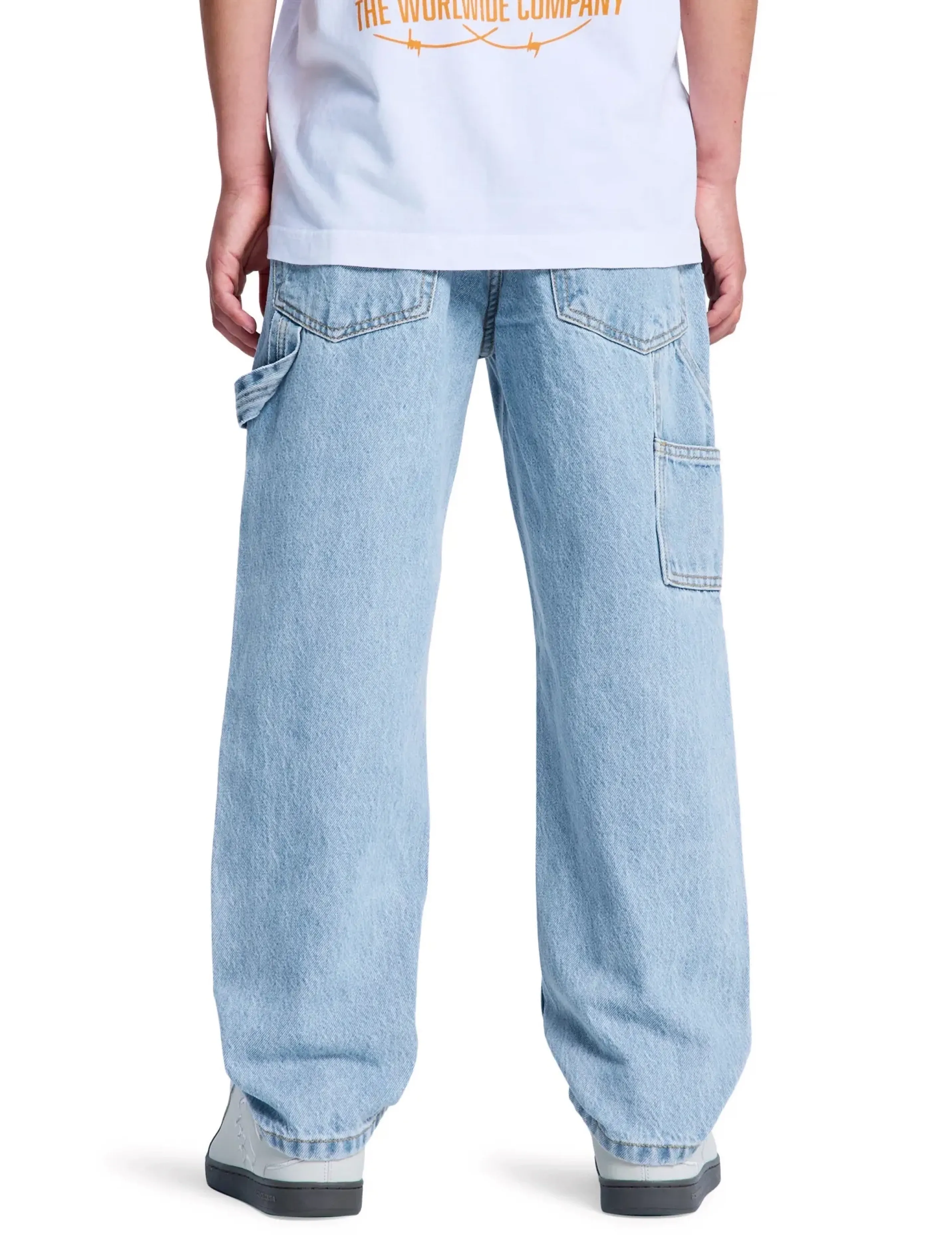 DC - CARPENTER BAGGY DENIM YOUTH - loose jeans - indigo light - 3