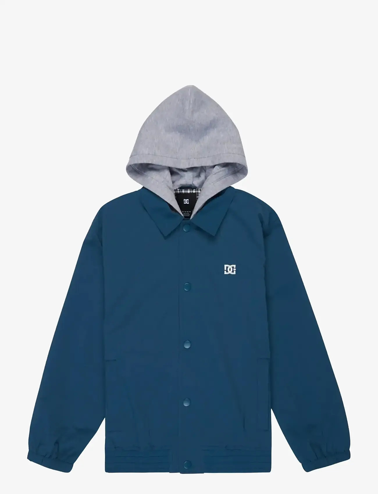 DC - DRIVER JACKET YOUTH - overshirts - dark denim - 1