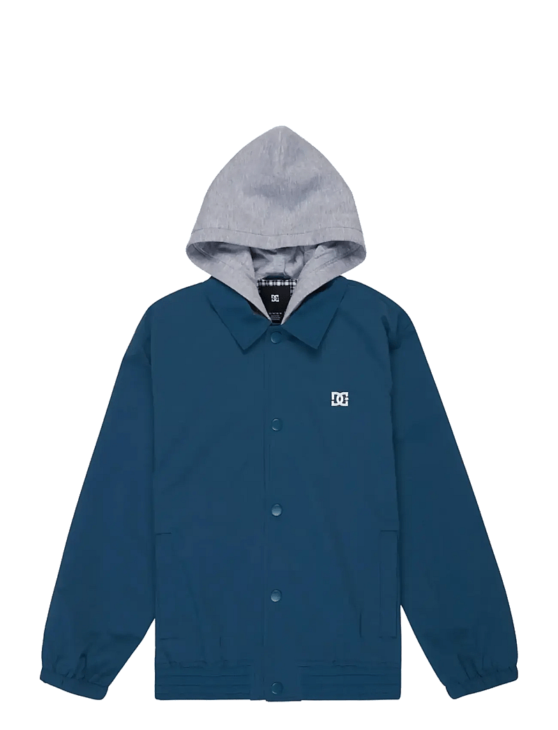 DC - DRIVER JACKET YOUTH - overshirts - dark denim - 1