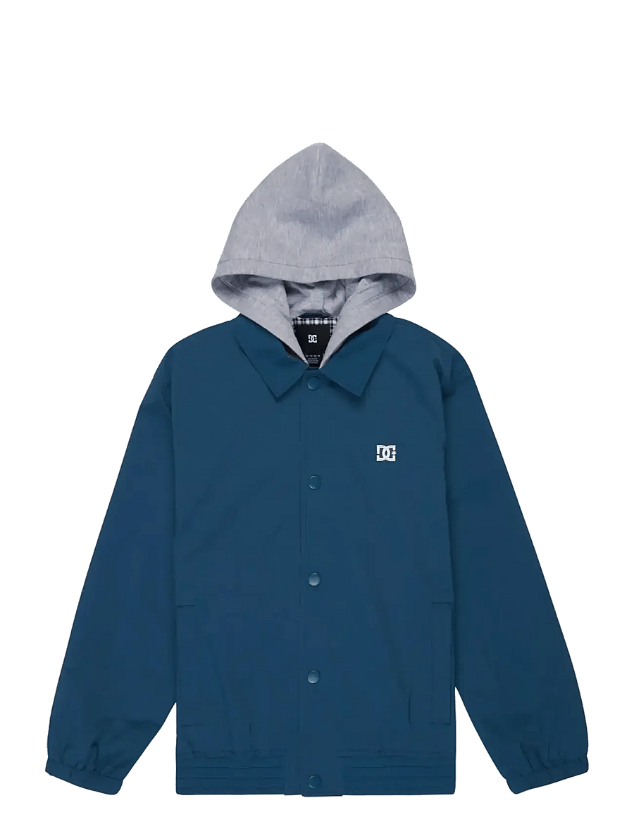 DC - DRIVER JACKET YOUTH - overshirts - dark denim - 1