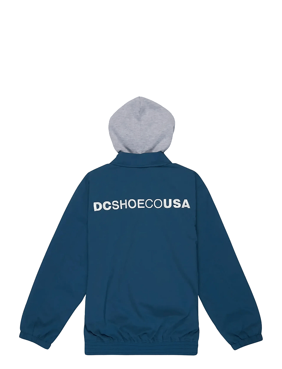 DC - DRIVER JACKET YOUTH - overshirts - dark denim - 2