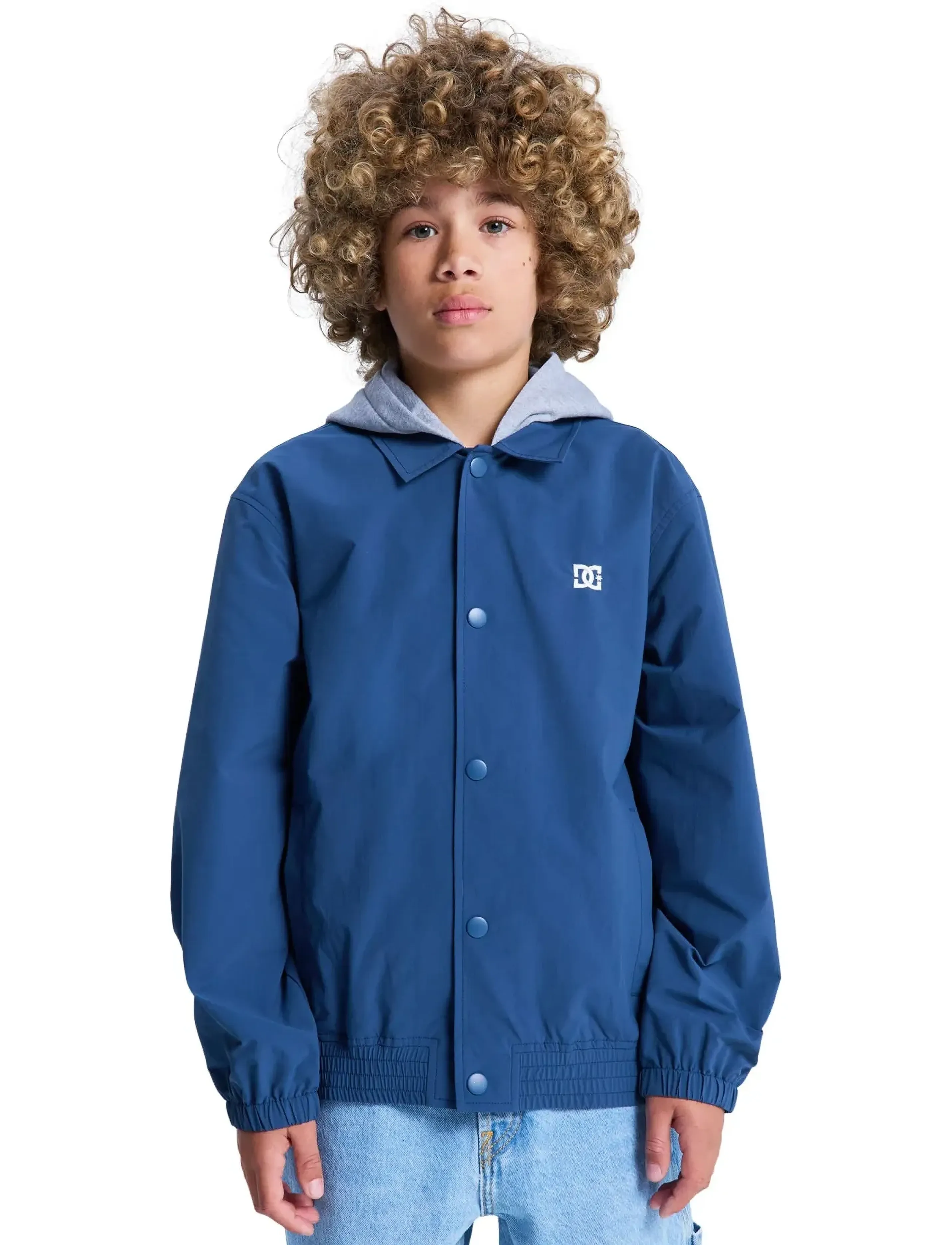 DC DRIVER JACKET YOUTH - Överdelar - DARK DENIM / blue