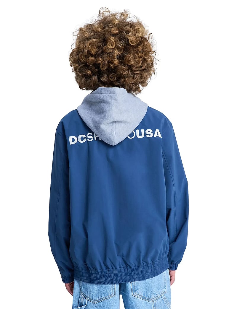 DC - DRIVER JACKET YOUTH - overshirts - dark denim - 3