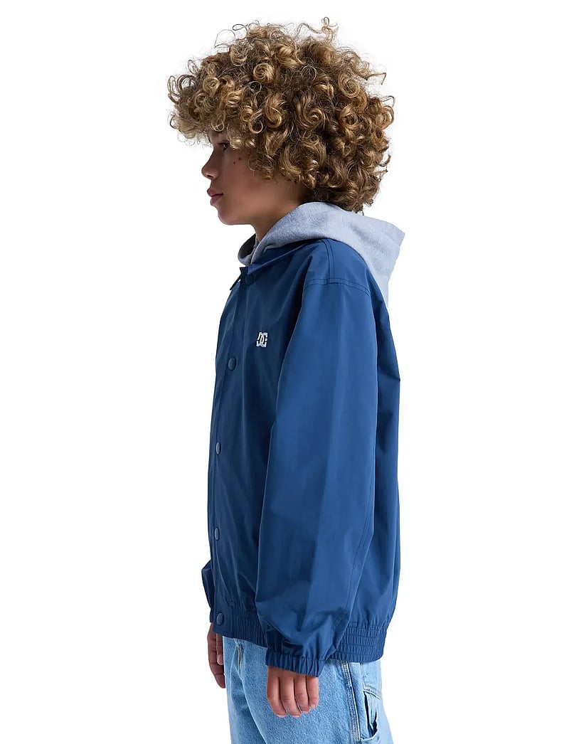 DC - DRIVER JACKET YOUTH - overshirts - dark denim - 5