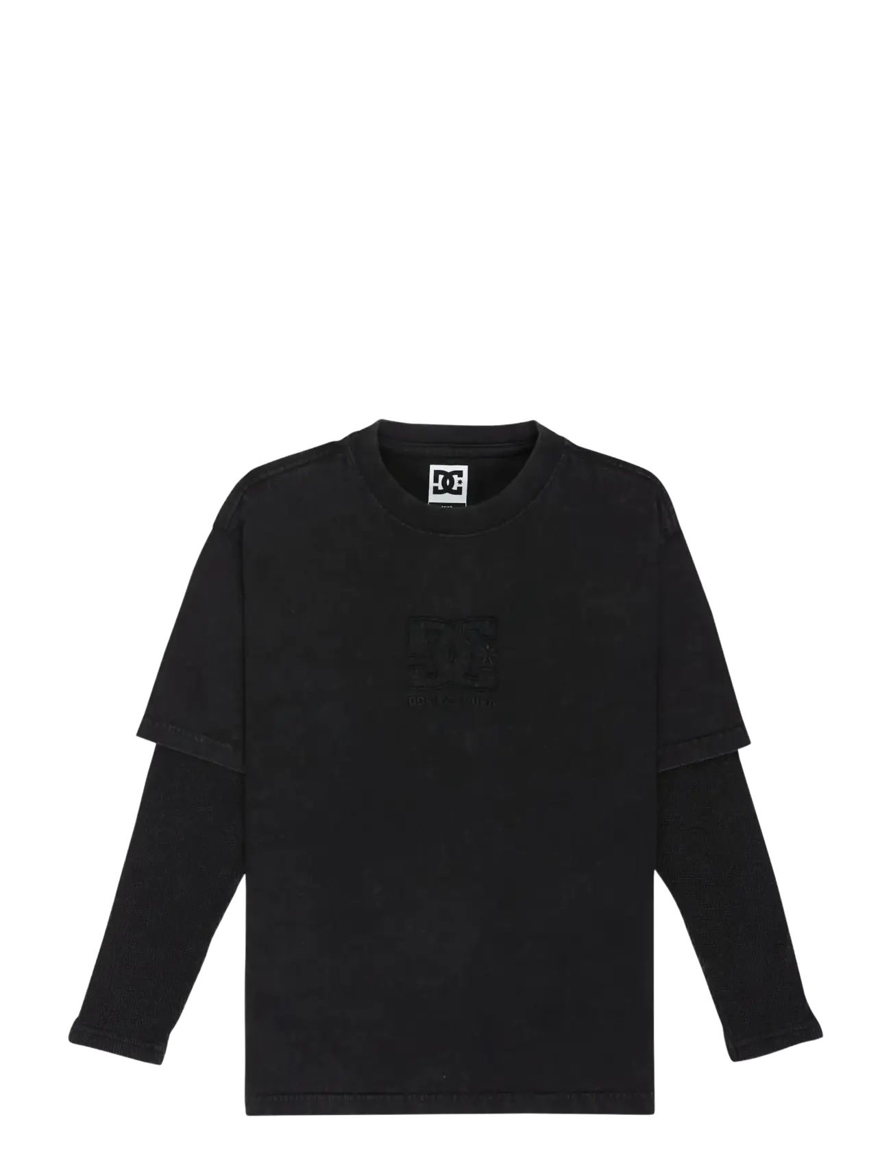 DC DC TWOFER LS YOUTH - Kleidung - BLACK / black