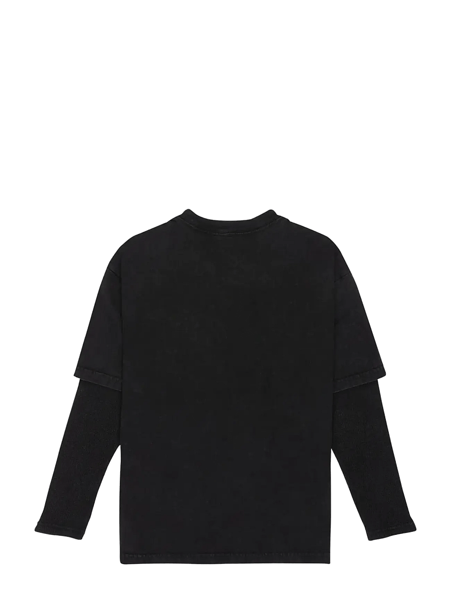 DC - DC TWOFER LS YOUTH - langærmede t-shirts - black - 2