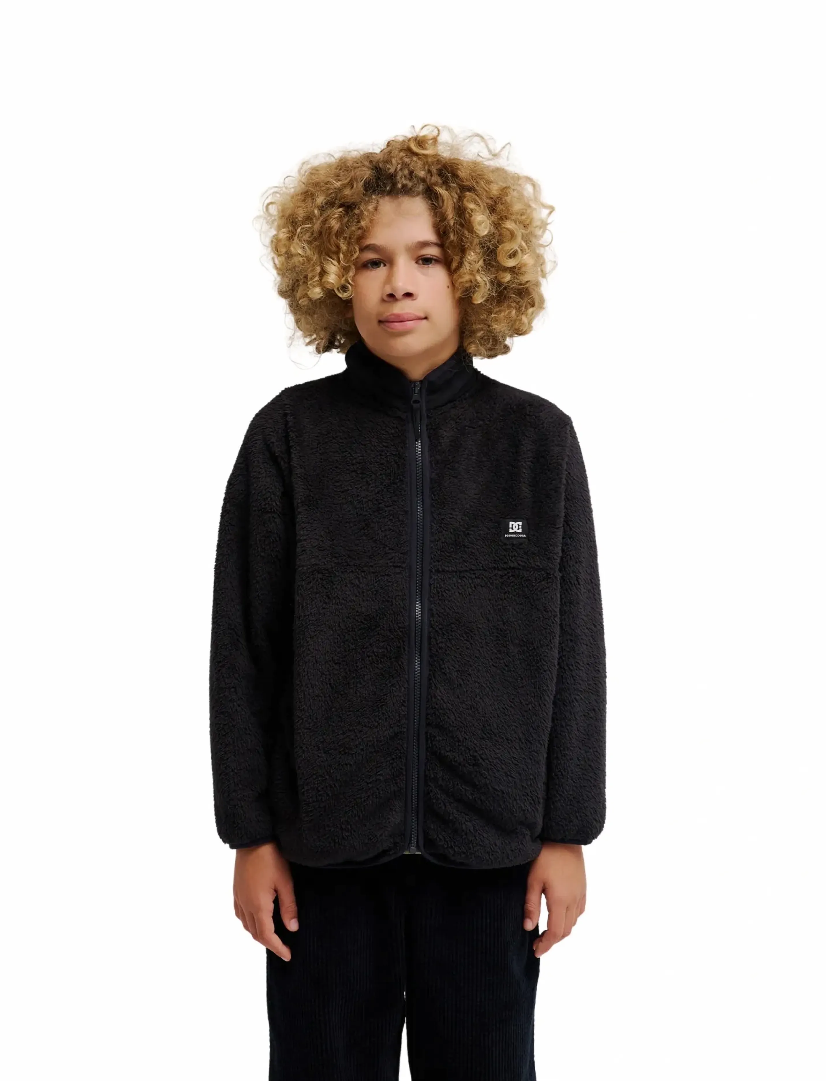 DC Lynx Polar Youth, 140, Fleece Oberbekleidung, Schwarz - Jackets, Kinder