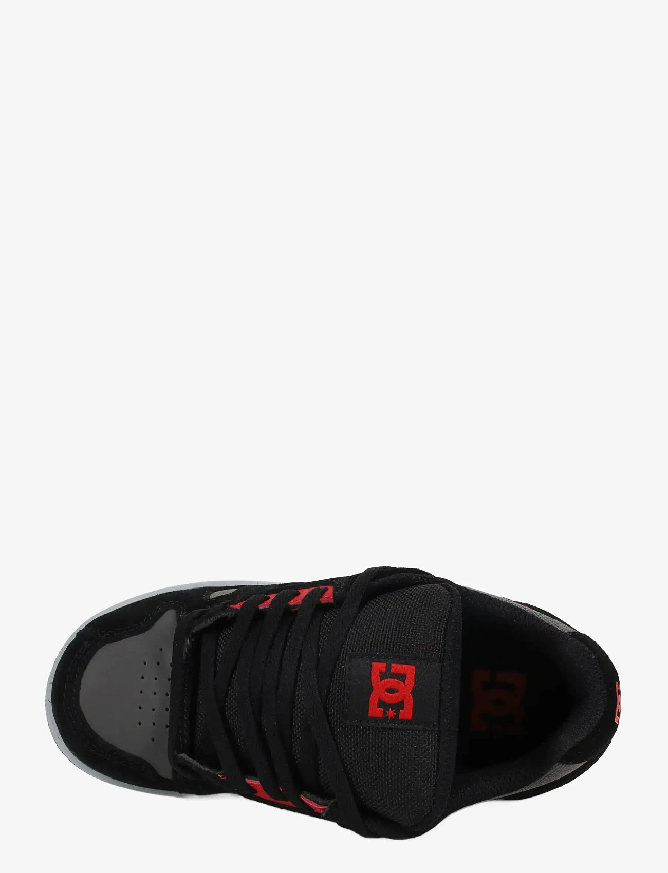 DC - STAG - kõrge säärega tossud - black/grey/red - 3