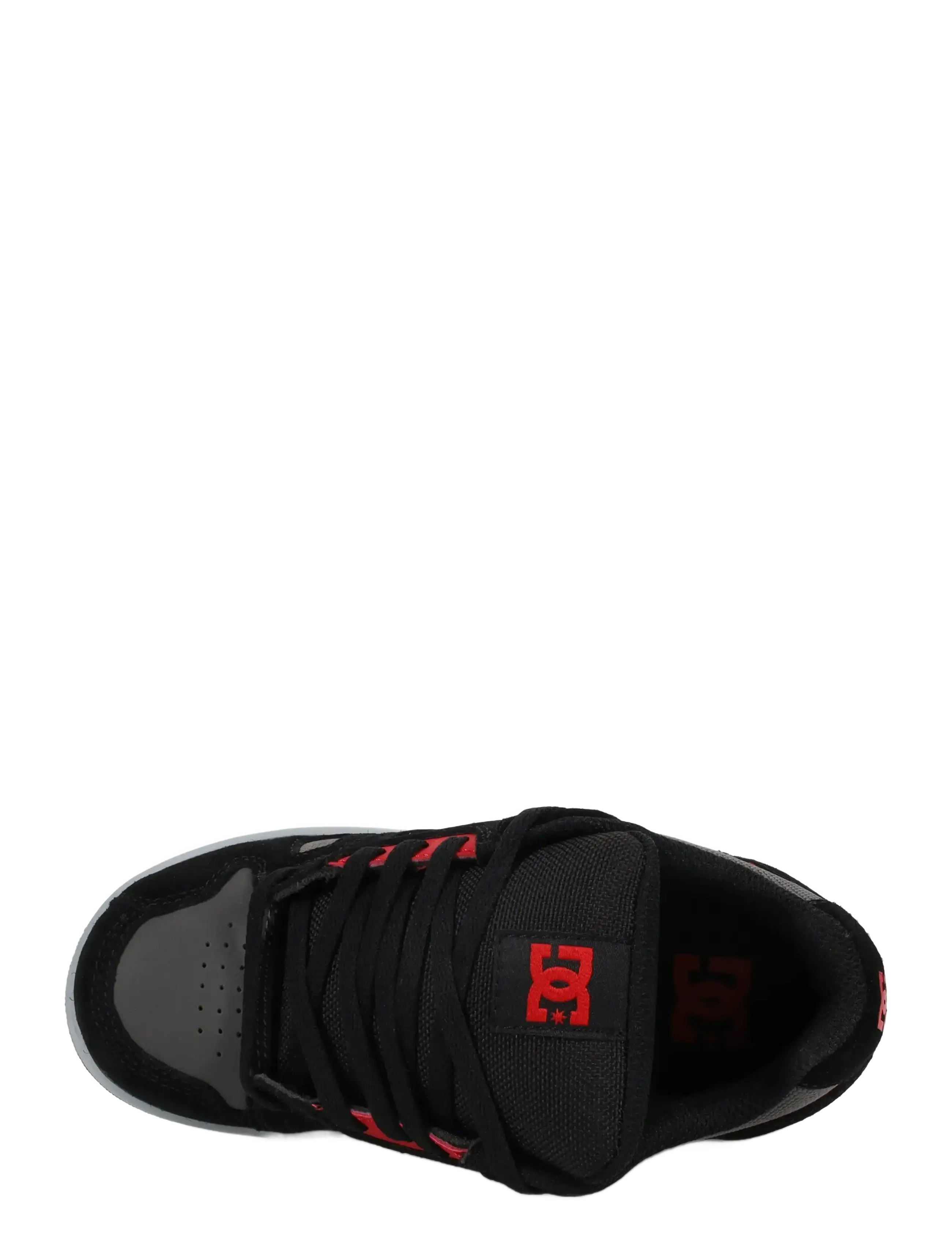 DC - STAG - låga sneakers - black/grey/red - 3