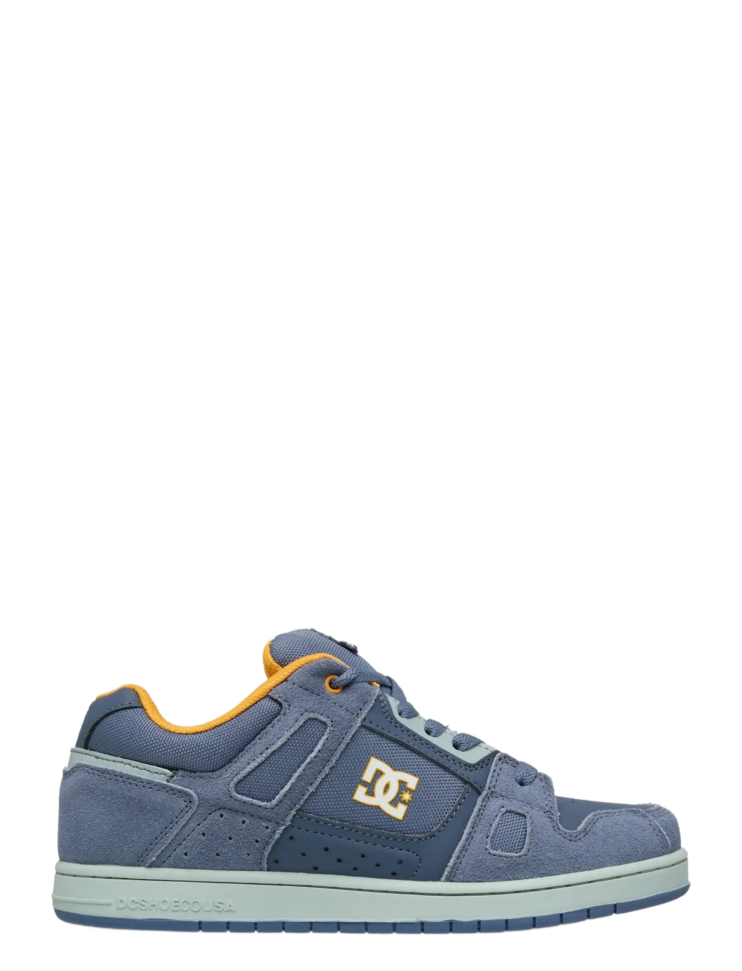 DC - STAG - low-top sneakers - navy/grey/orange - 1