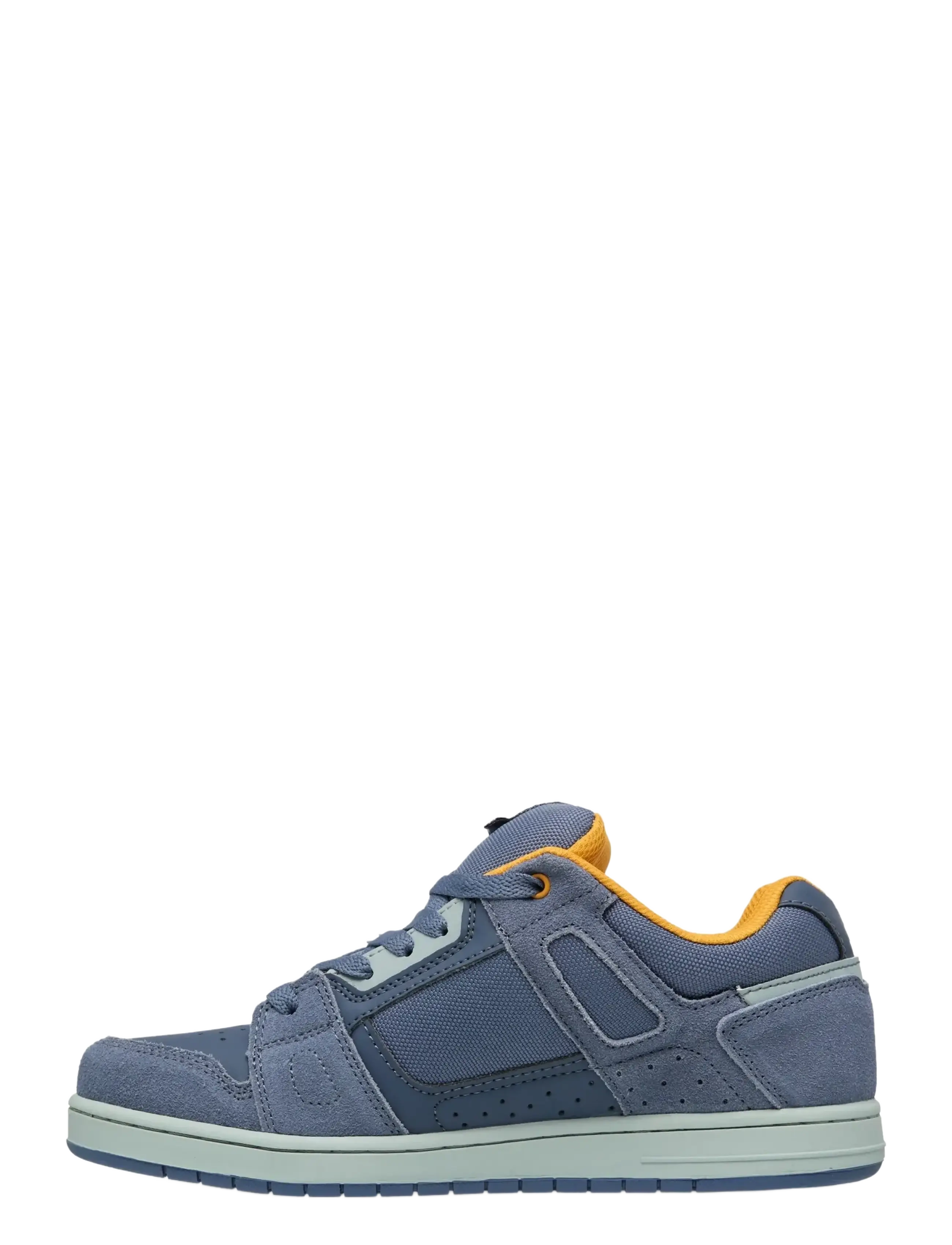 DC - STAG - low-top sneakers - navy/grey/orange - 2