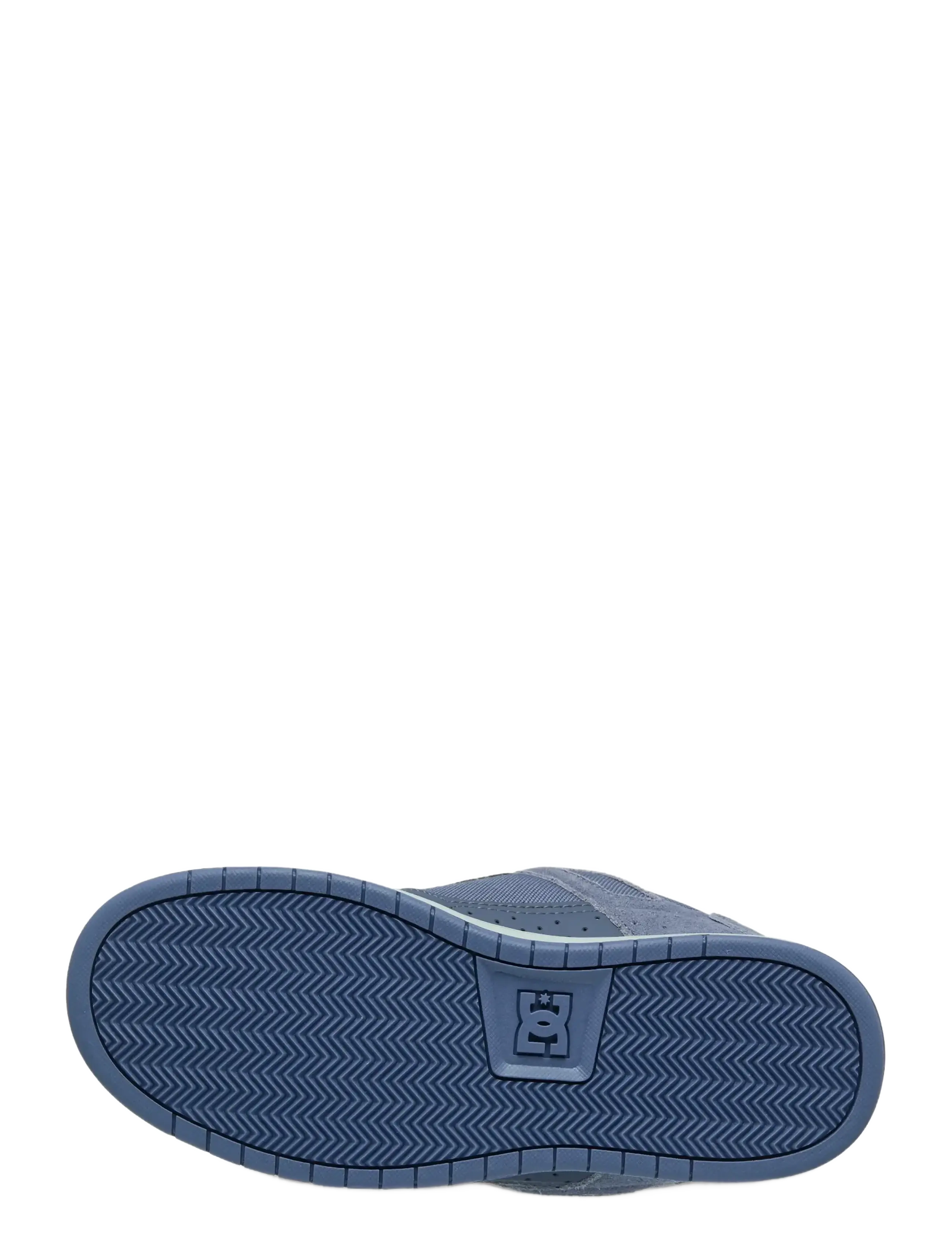 DC - STAG - low-top sneakers - navy/grey/orange - 4