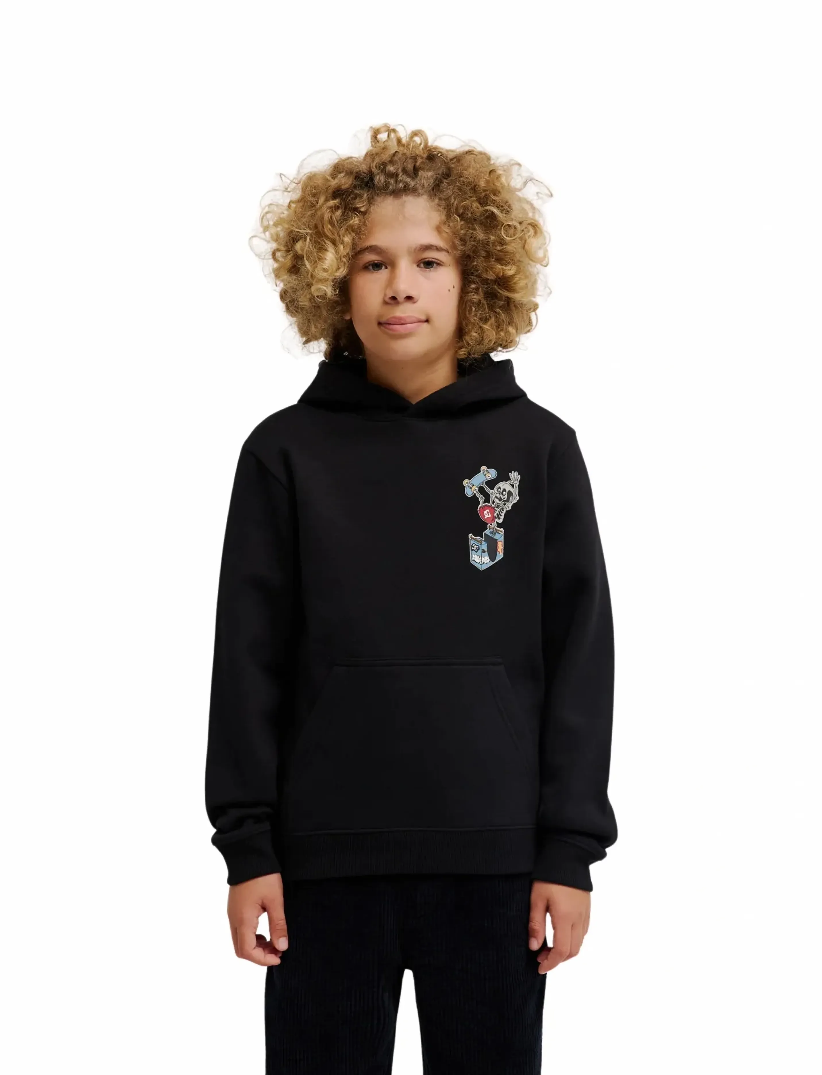 DC Handplant Ph Youth, 140, Black, Sweatshirts & Hættetrøjer > Hættetrøjer, Børn