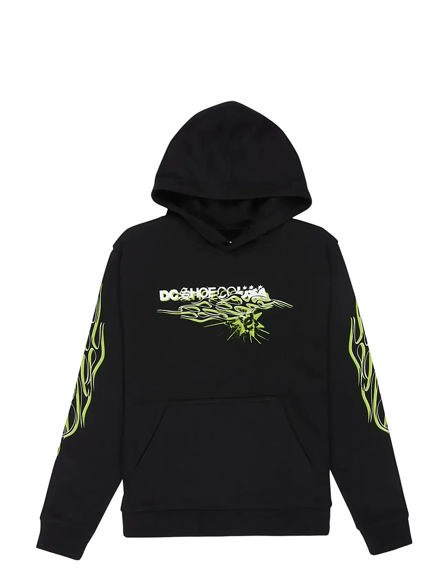 DC - SIDE FLAME PH YOUTH - kapuzenpullover - black - 1