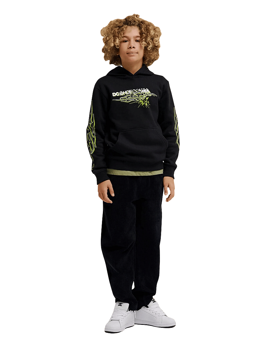 DC - SIDE FLAME PH YOUTH - kapuzenpullover - black - 3