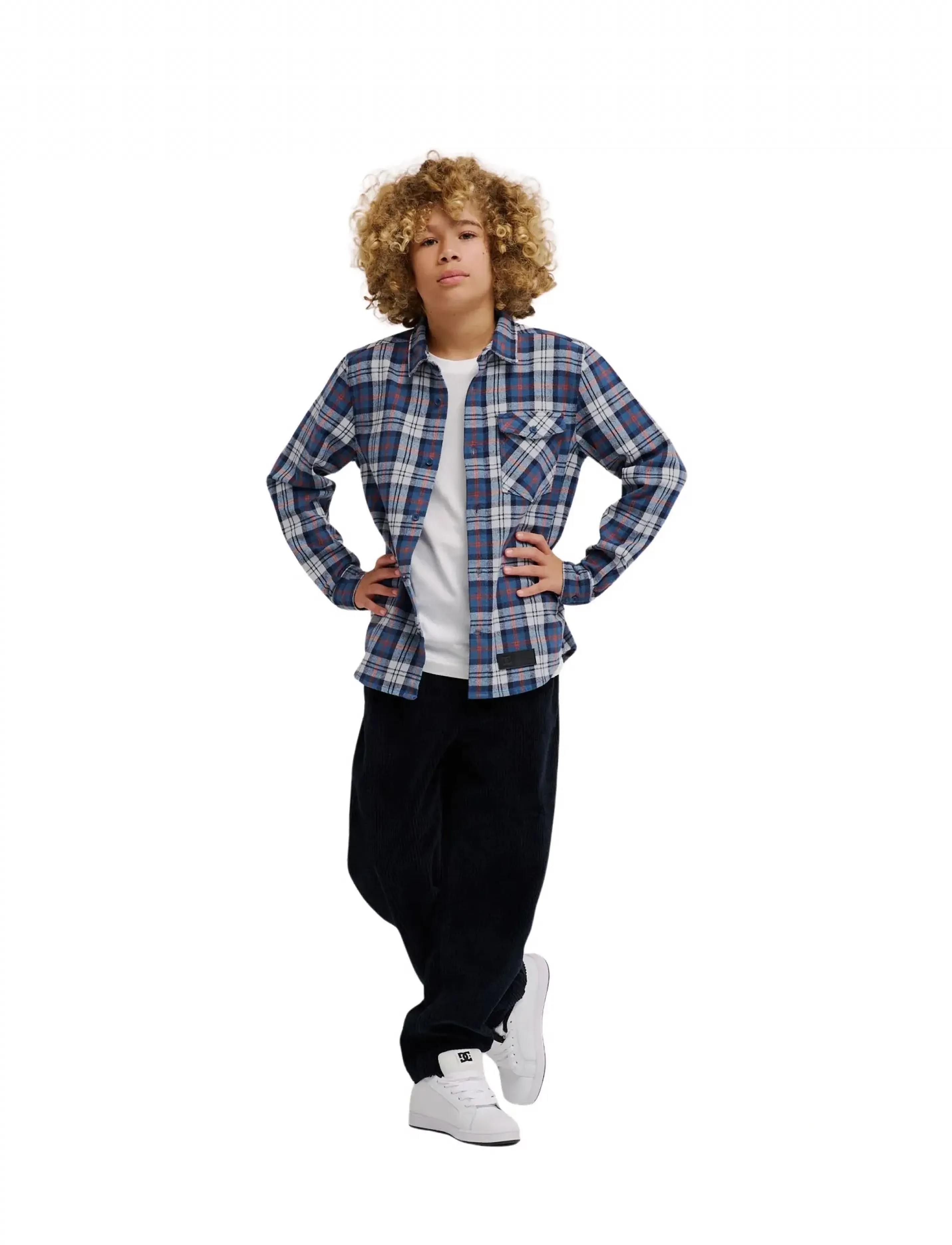 DC - MARSHAL FLANNEL BOY - real teal - 4