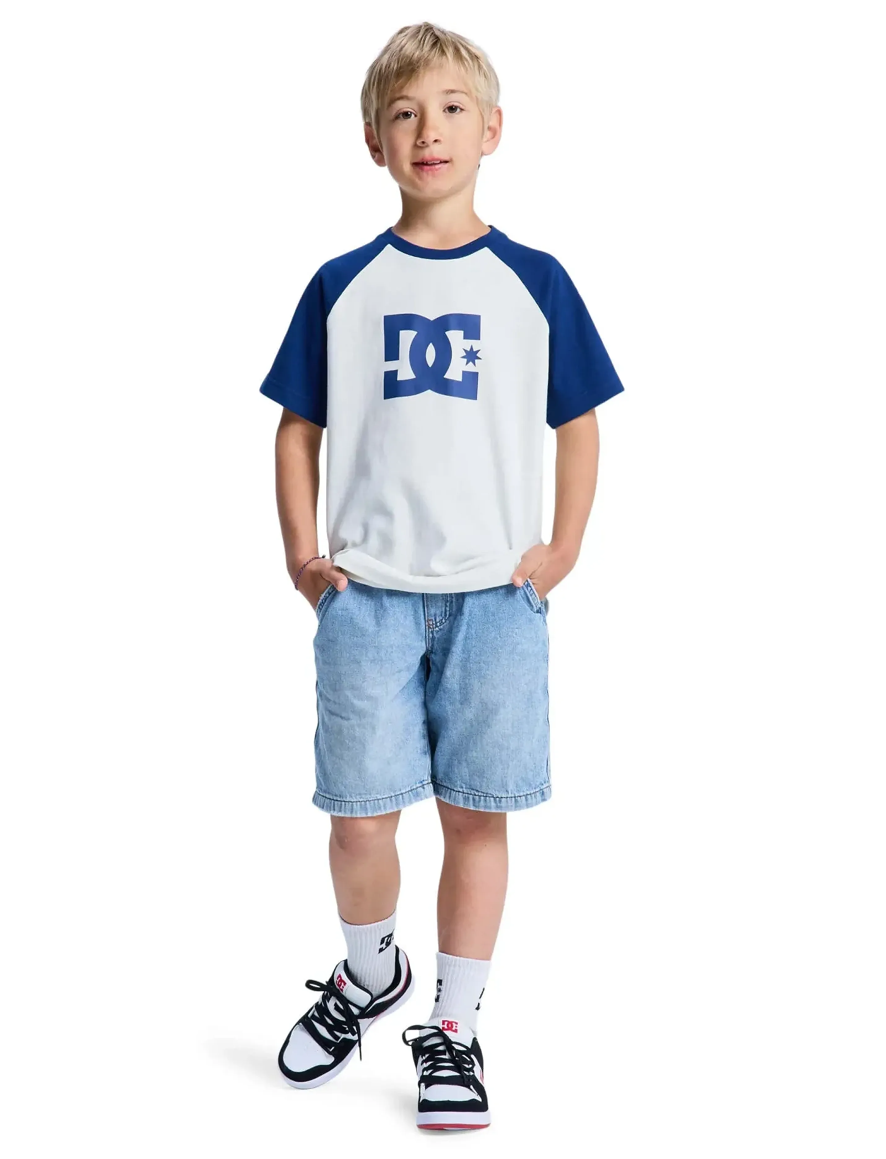 DC - DC CORPO RAGLAN BOY - stutterma bolir - lily white - 3