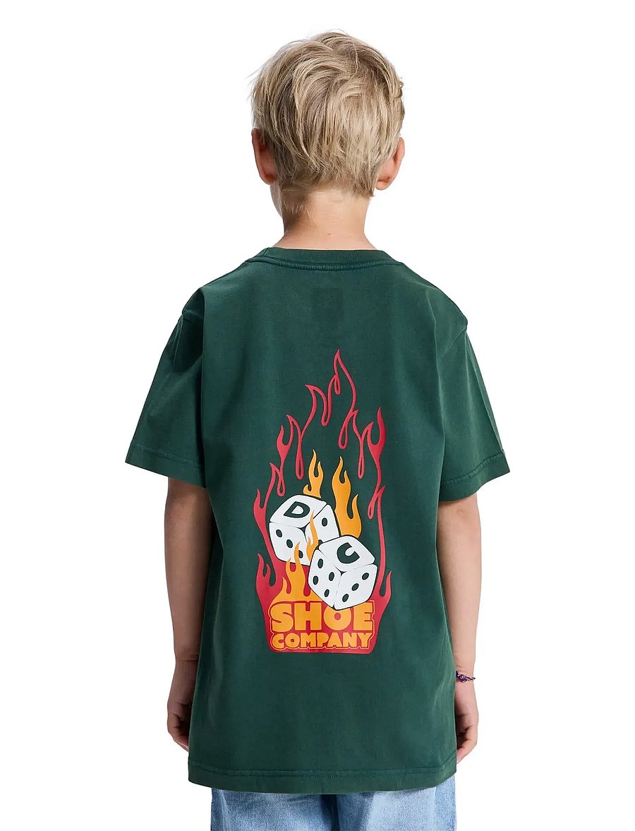 DC - BURNING DICE YOUTH HSS - marškinėliai trumpomis rankovėmis - ponderosa pine - 3