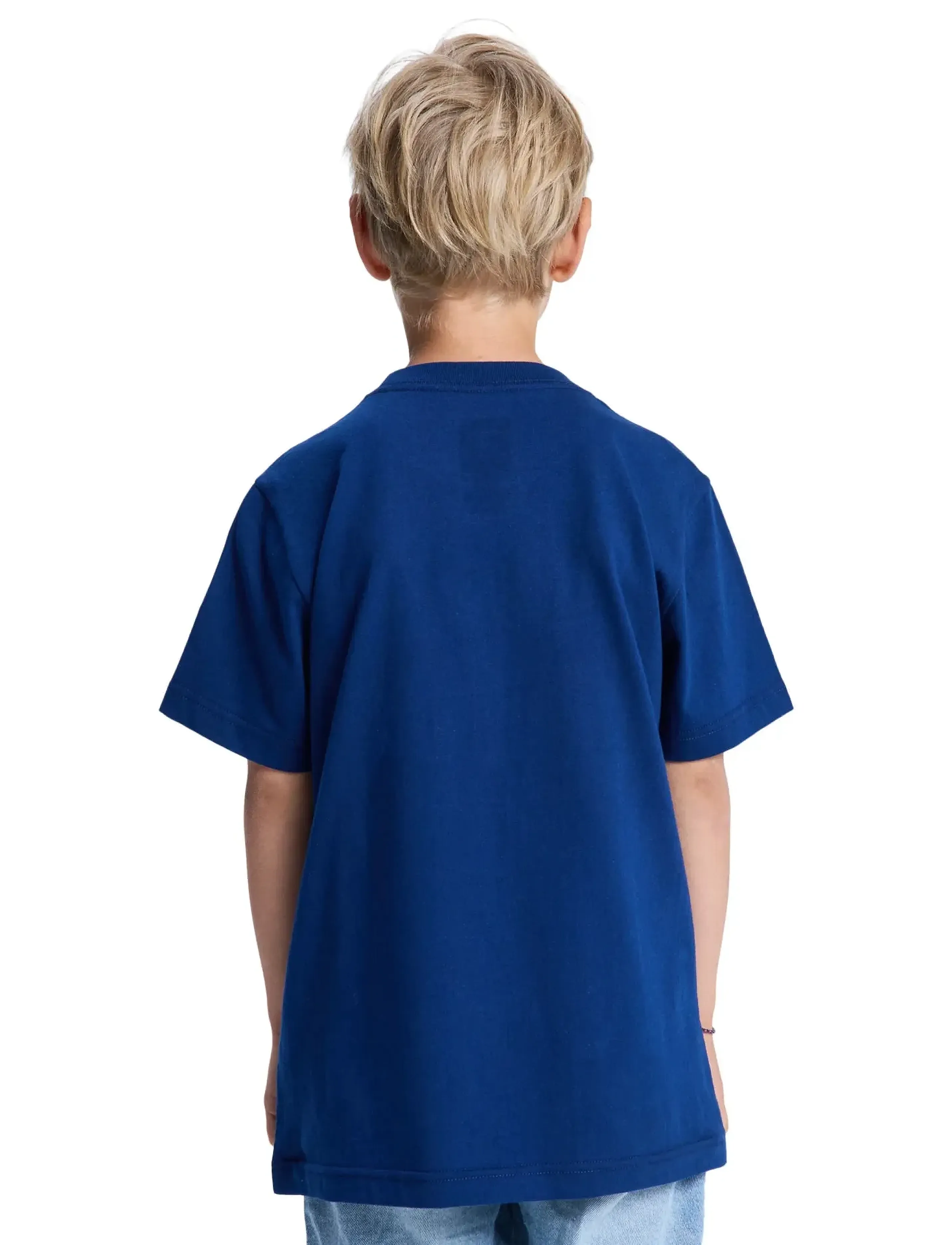 DC - BURNING SKULL YOUTH HSS - kortermede t-skjorter - estate blue - 3