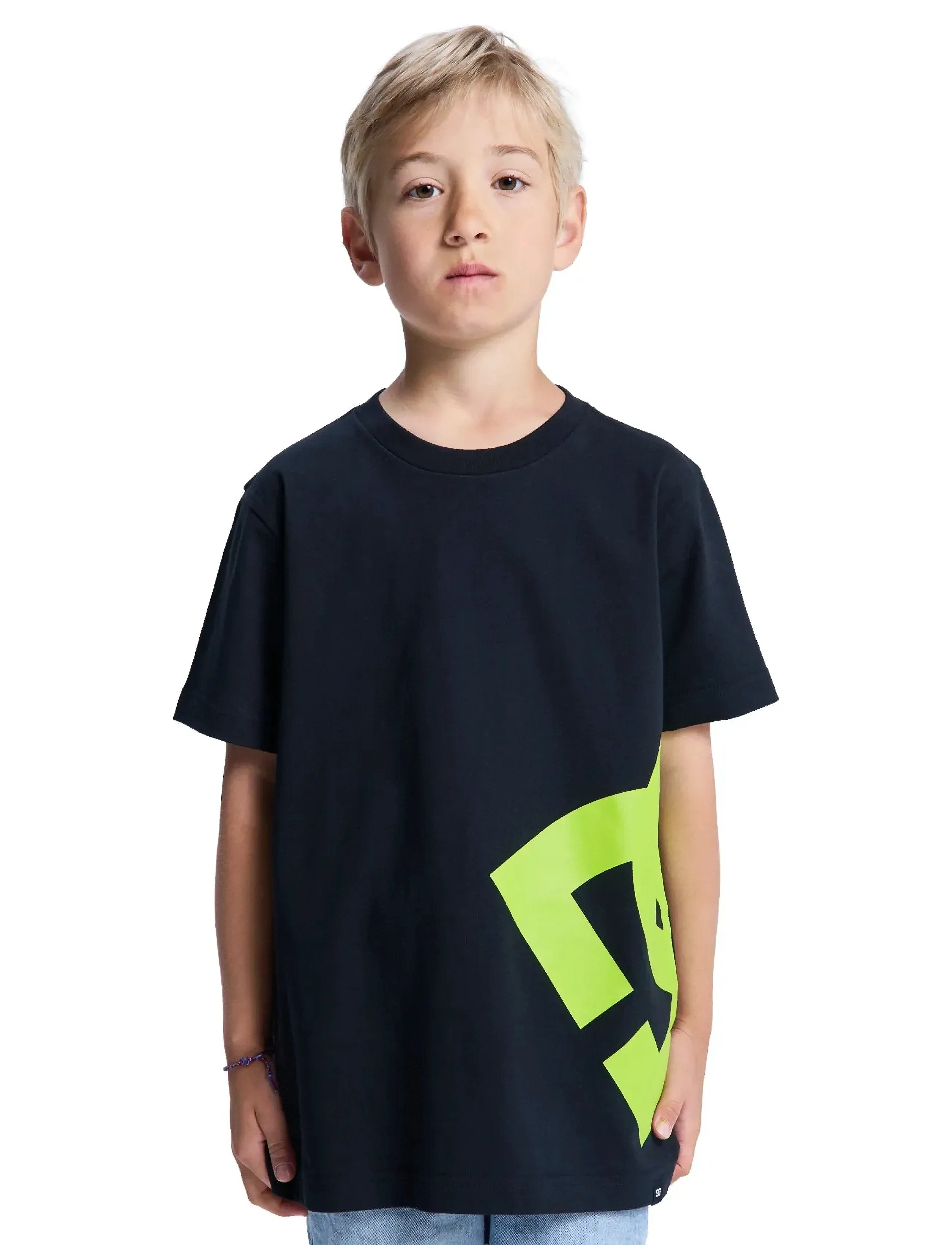 DC Lanai Youth Hss, 152, T-shirts, Schwarz - Short-sleeved, Kinder