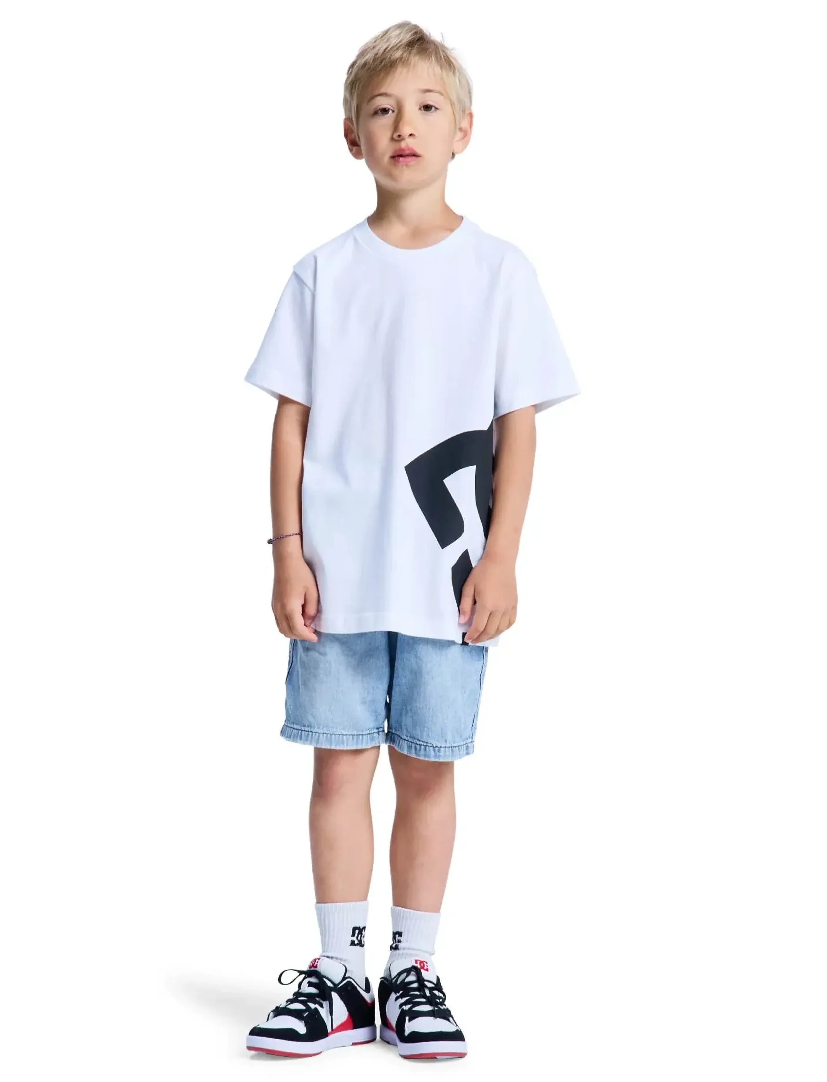 DC - LANAI YOUTH HSS - short-sleeved t-shirts - white - 3