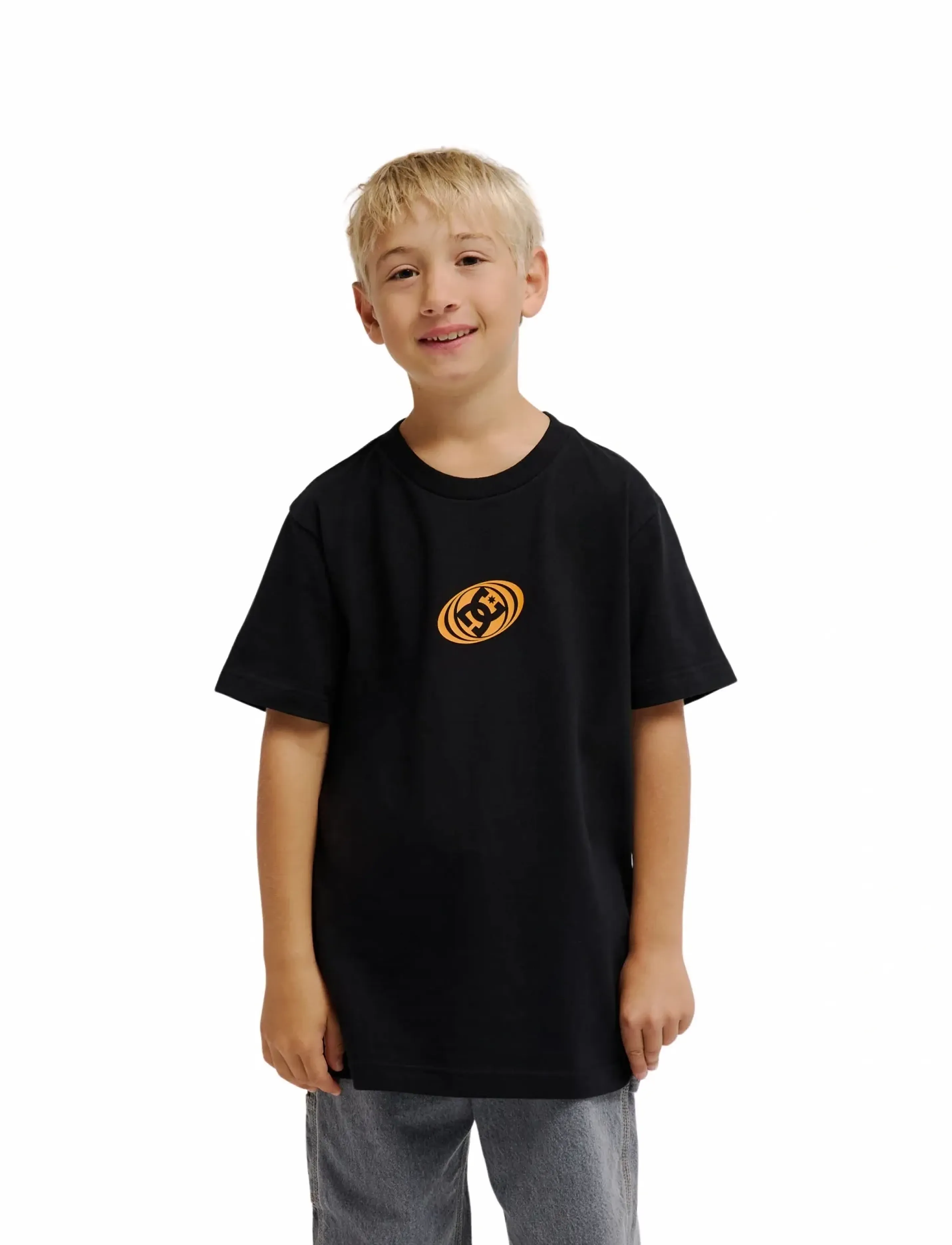 DC Accumulation Hss Youth, Børn, Børne Kortærmet T-Shirt, Sort, Str: 152