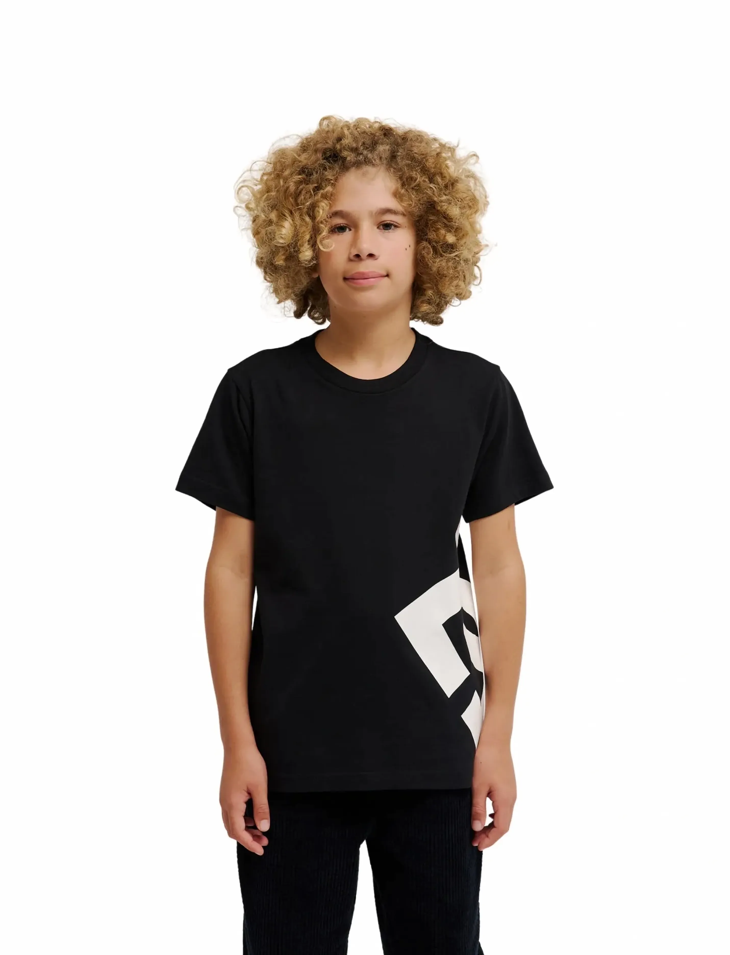 DC Lanai Hss Youth, 140, T-shirts, Schwarz - Short-sleeved, Kinder