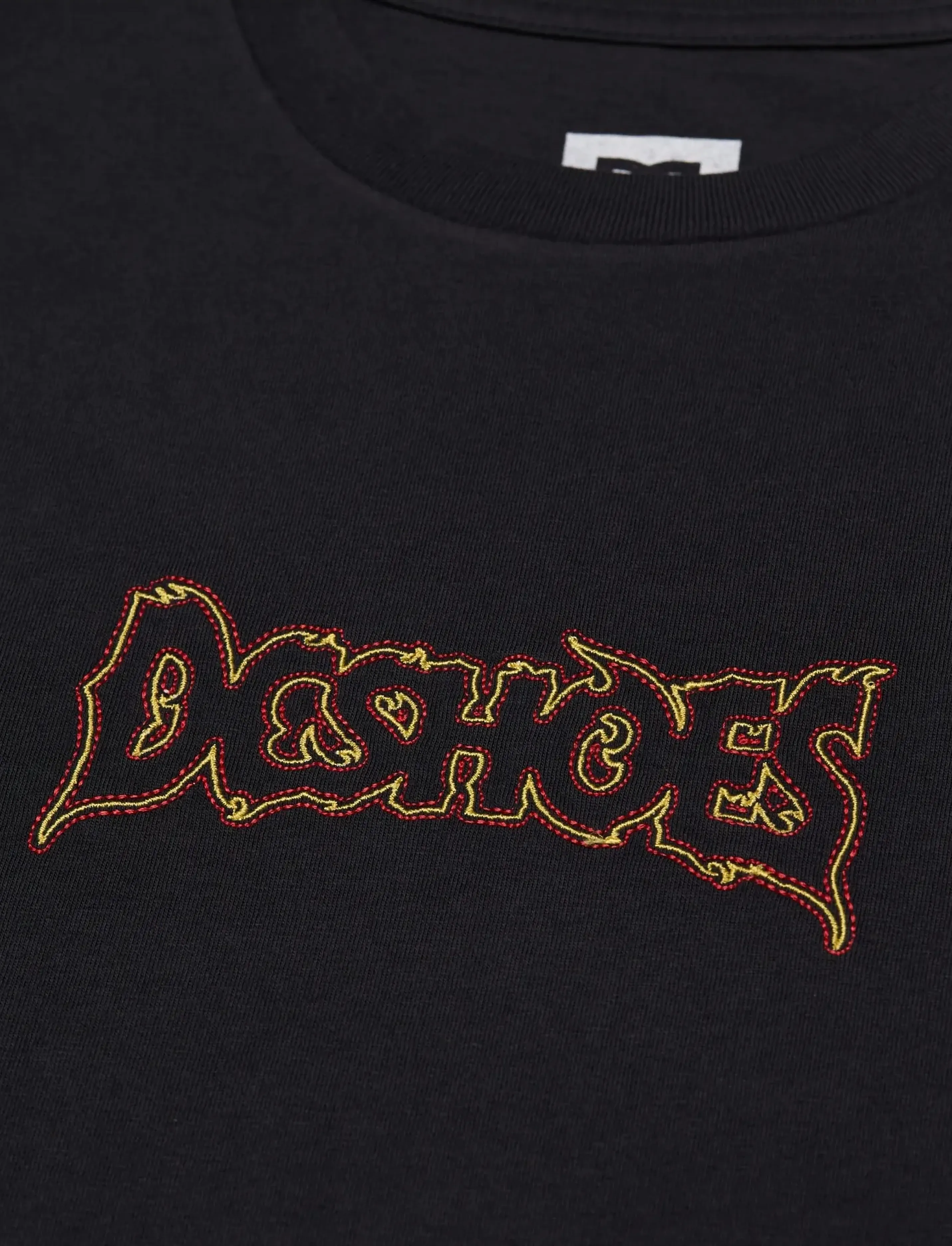 DC - DC BURNING DIAMONDS HSS YTH - kortärmade t-shirts - black - 3