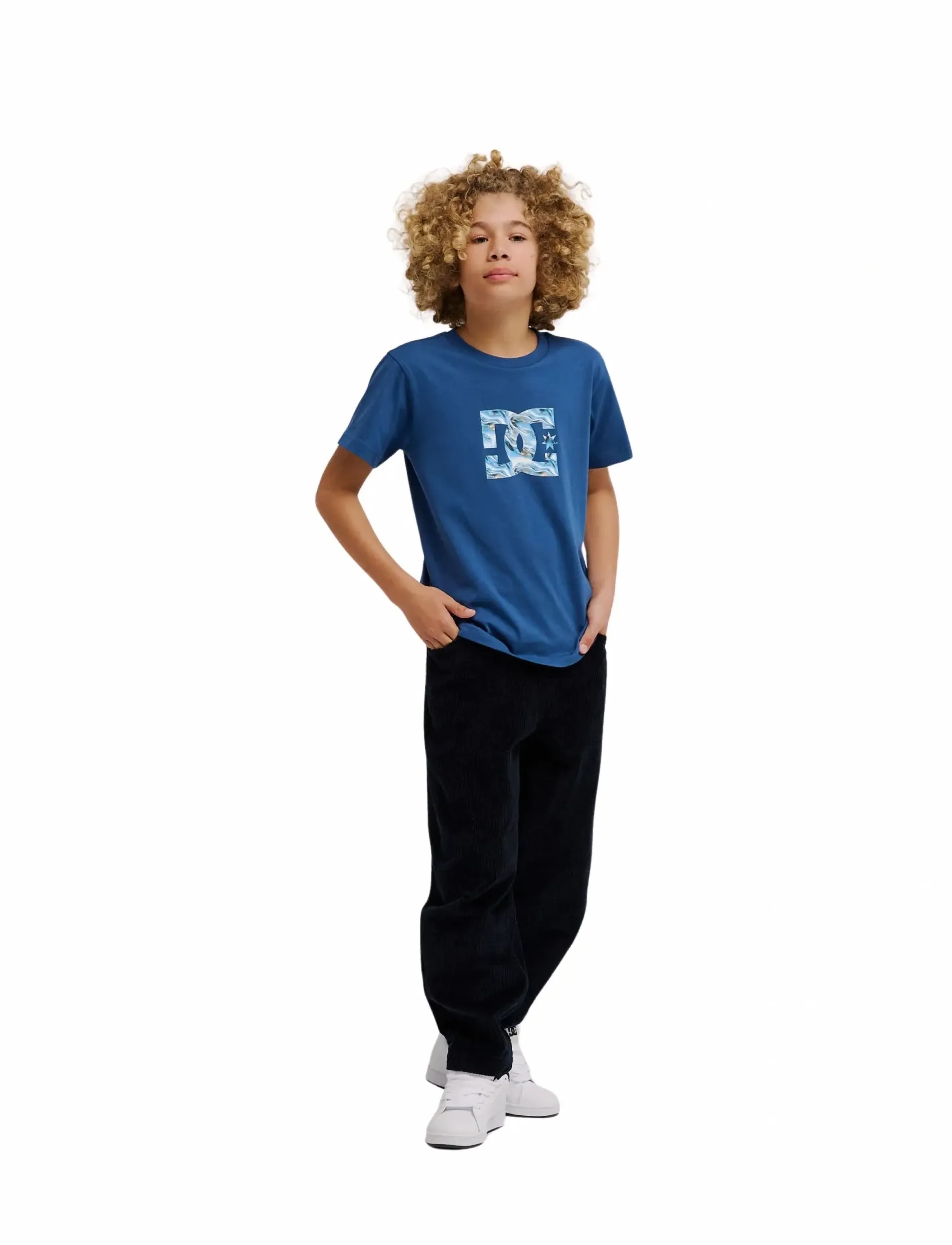 DC - DC STAR FILLED HSS YOUTH - kurzärmelig - ensign blue - 4